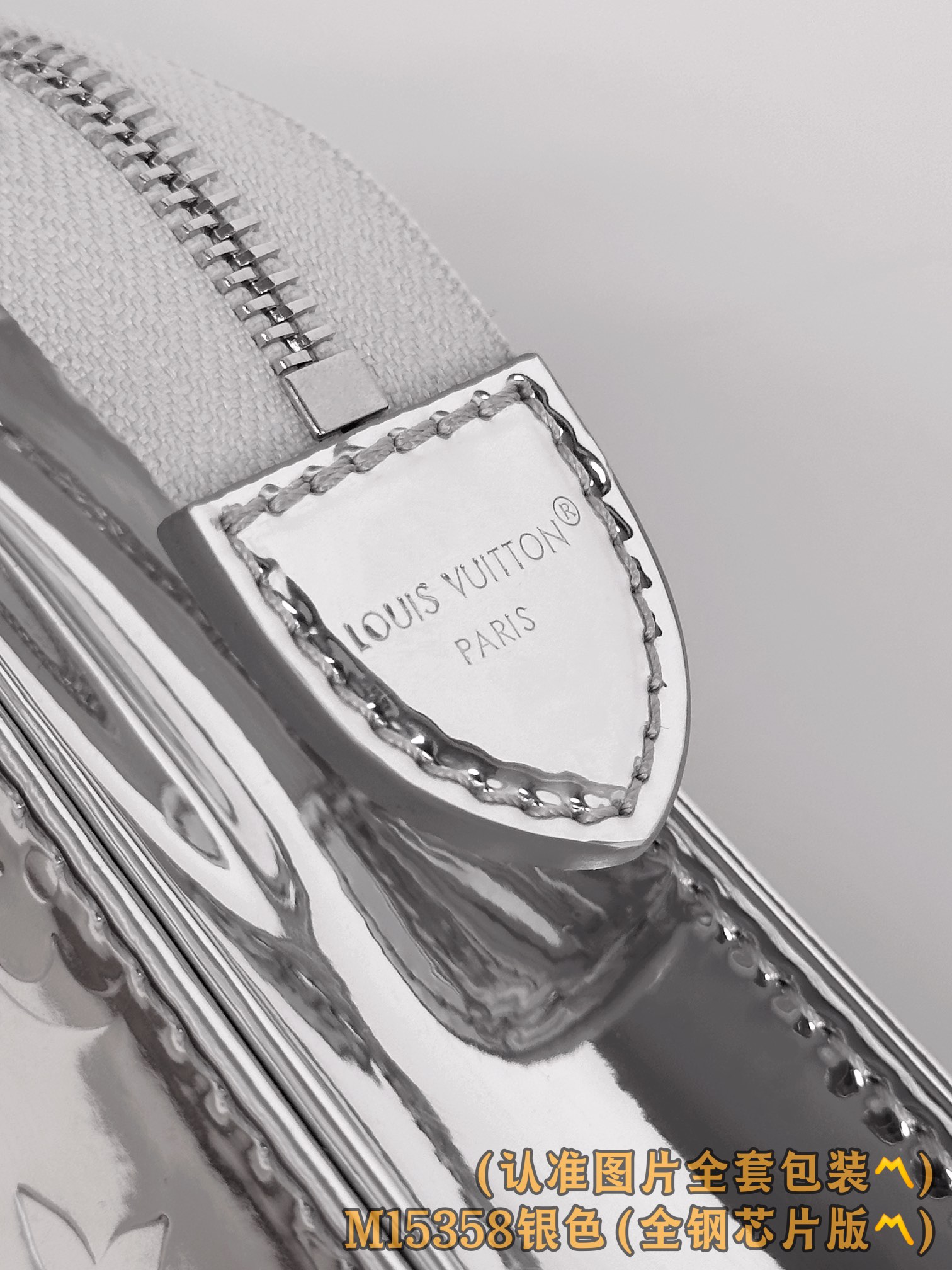 Louis Vuitton Basic Bag Canvas Silver M