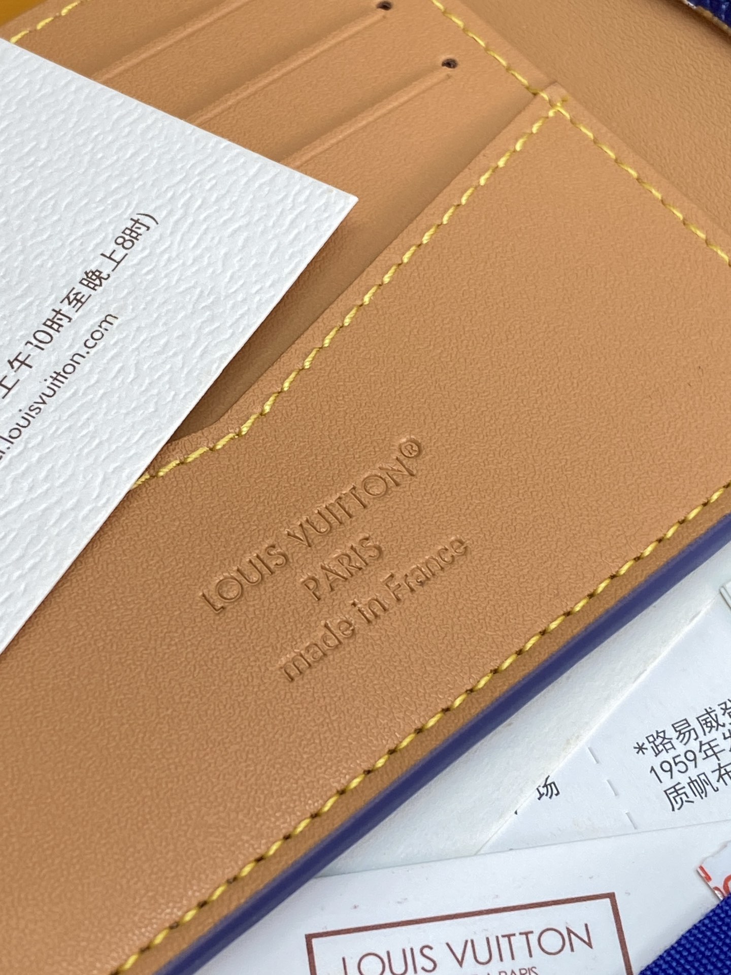 Louis Vuitton Basic Bag Canvas Blue M-l-s