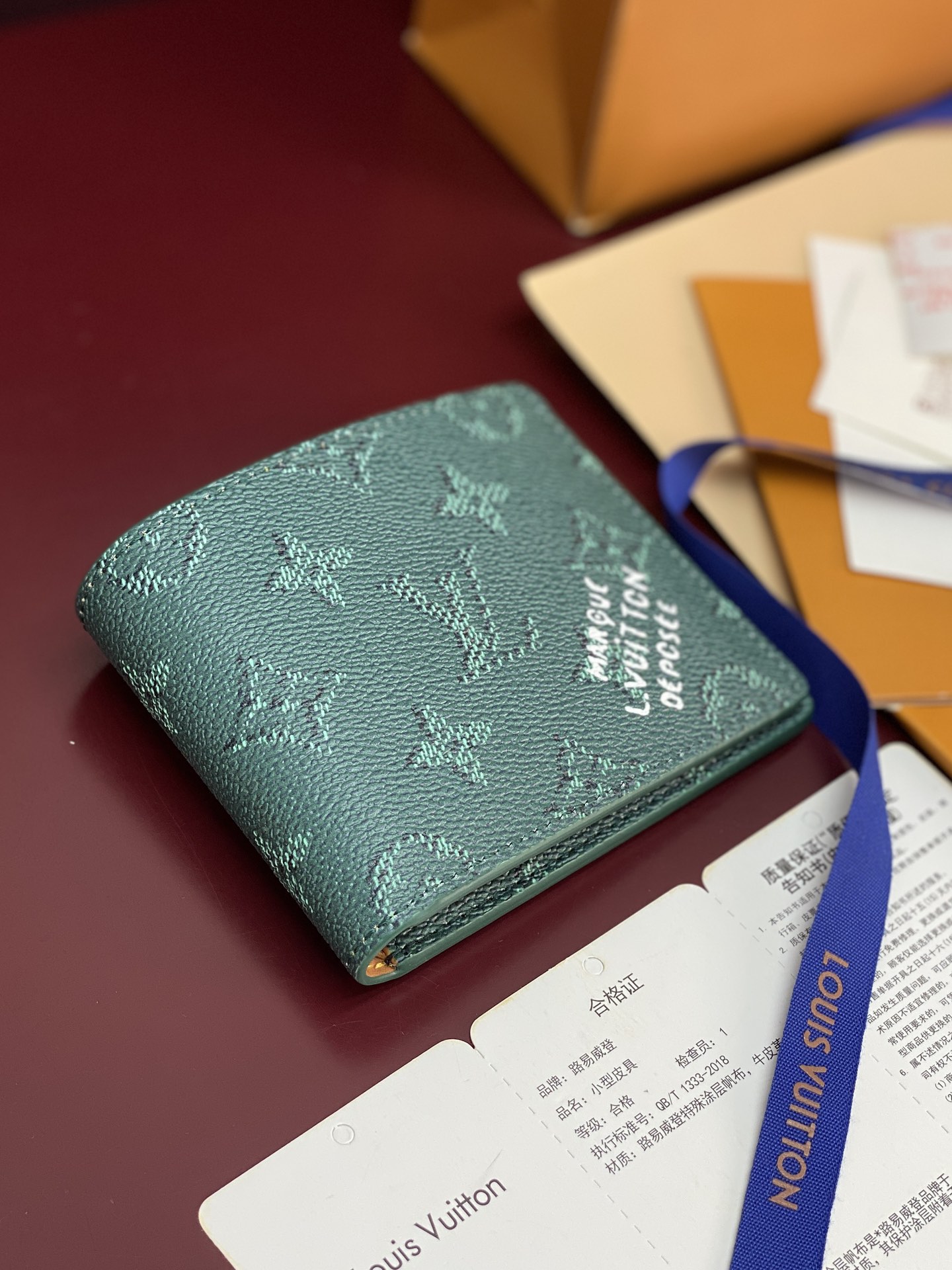 Louis Vuitton Basic Bag Canvas Green M-l-s