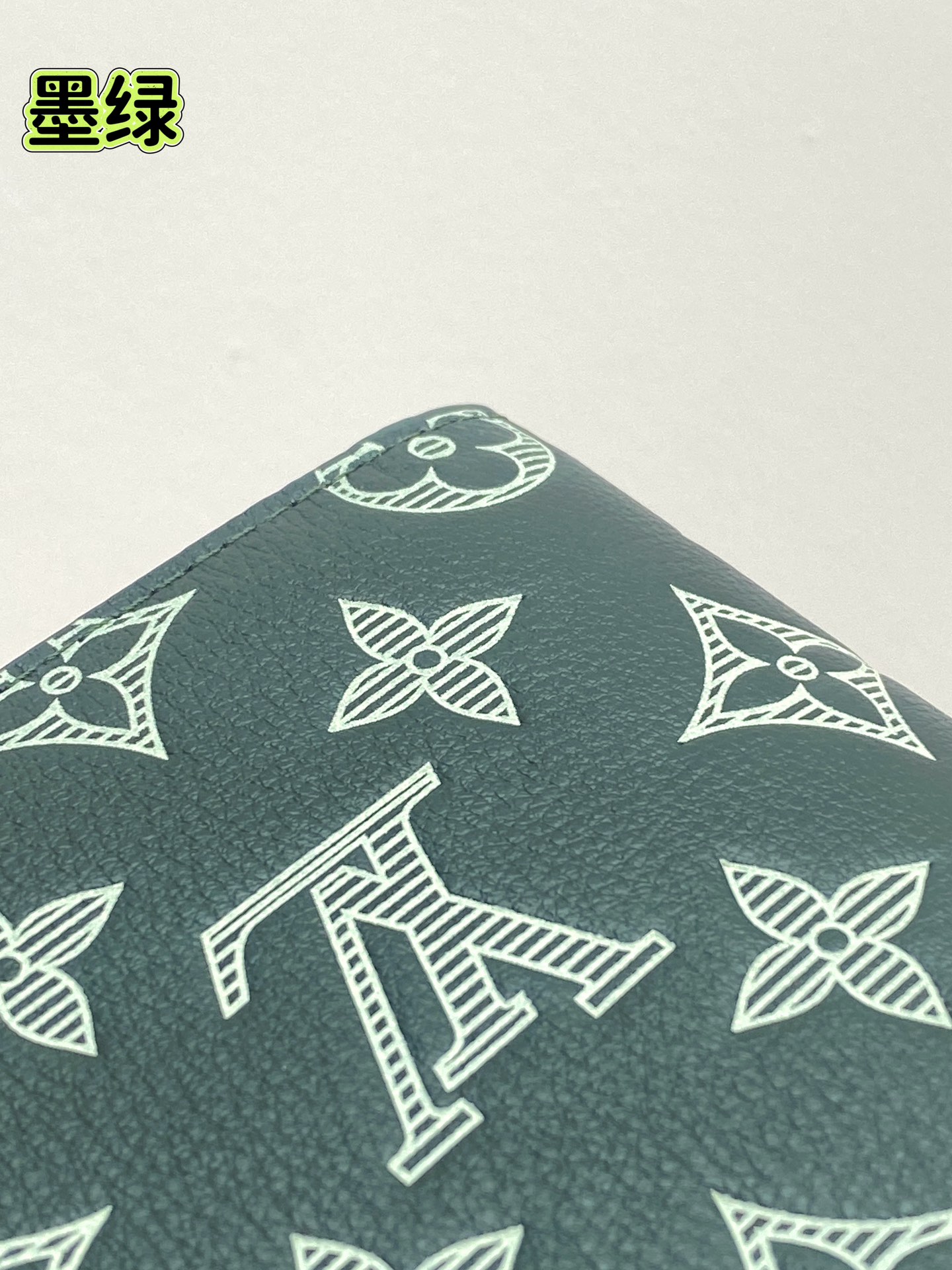 Louis Vuitton Basic Bag Cow Leather Green M-l-s