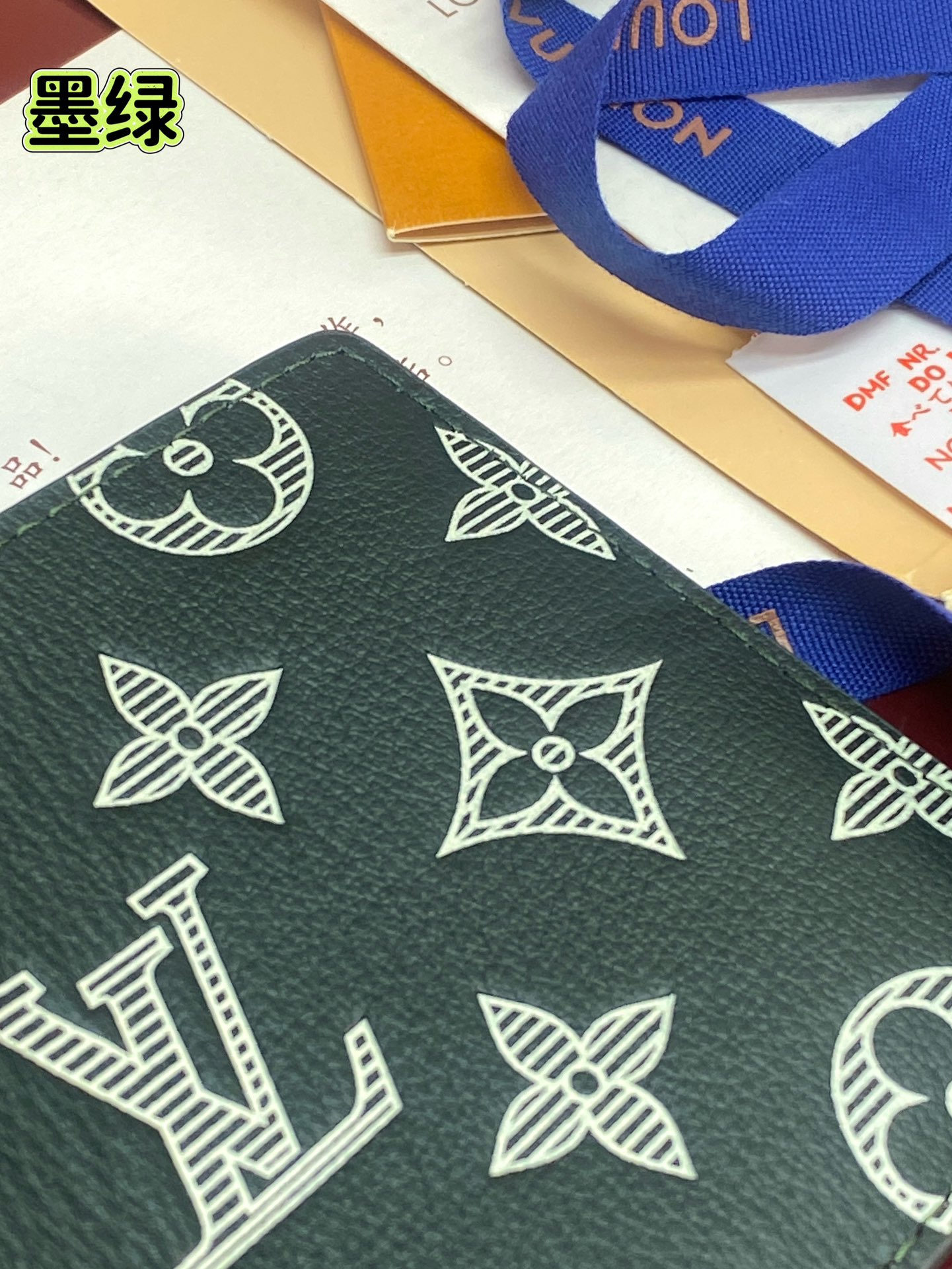 Louis Vuitton Basic Bag Cow Leather Green M-l-s