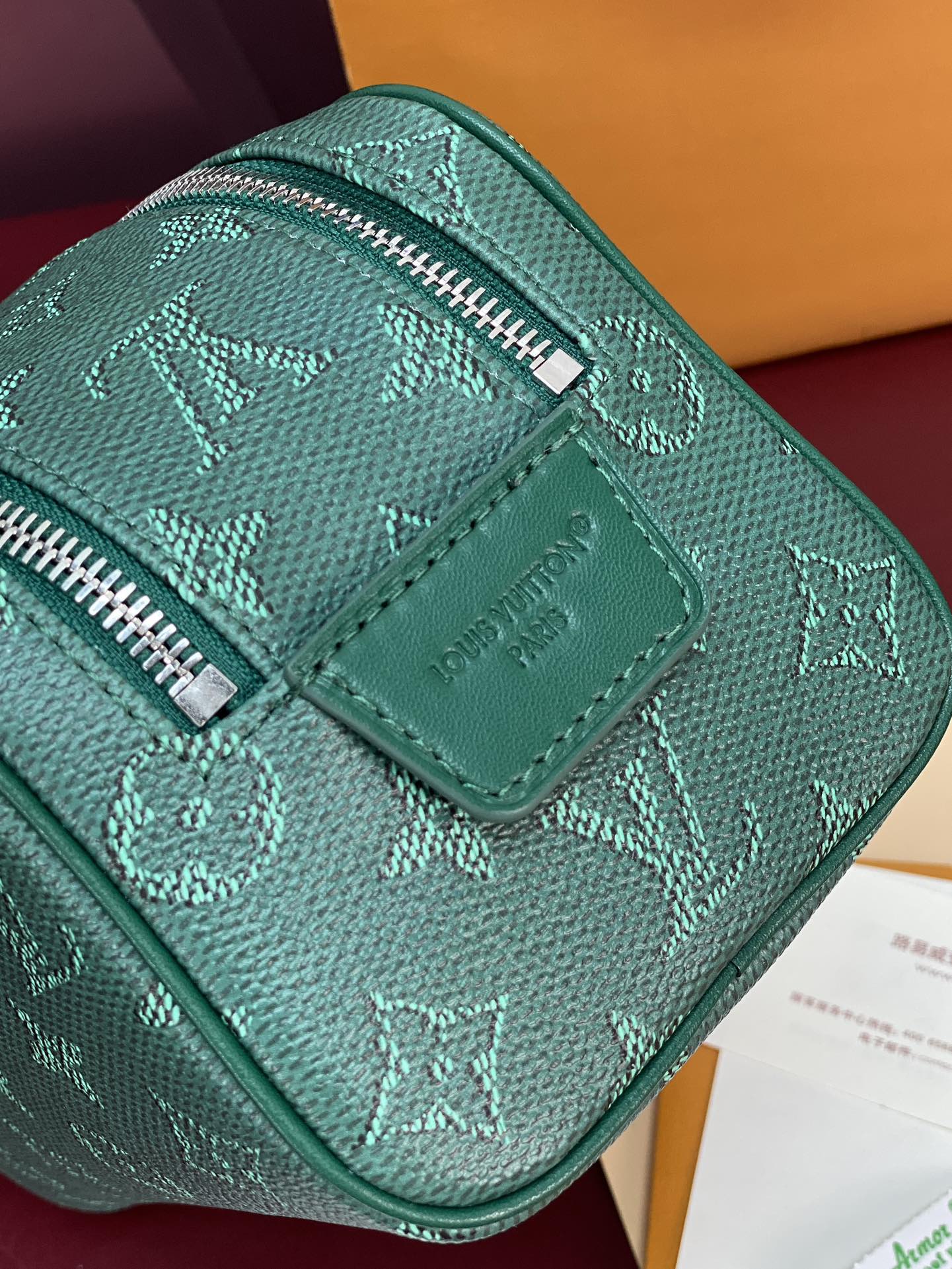 Louis Vuitton Basic Bag Cow Leather Green M