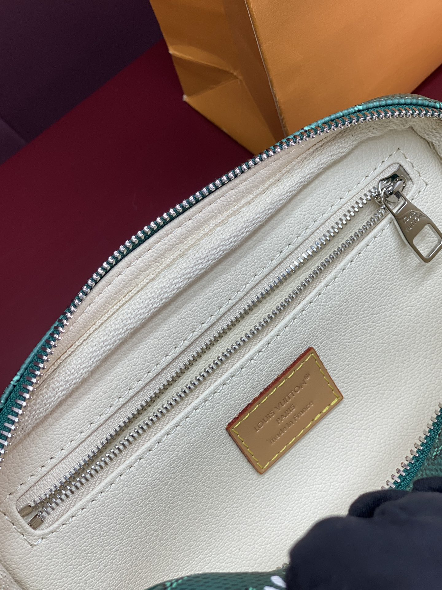 Louis Vuitton Basic Bag Cow Leather Green M