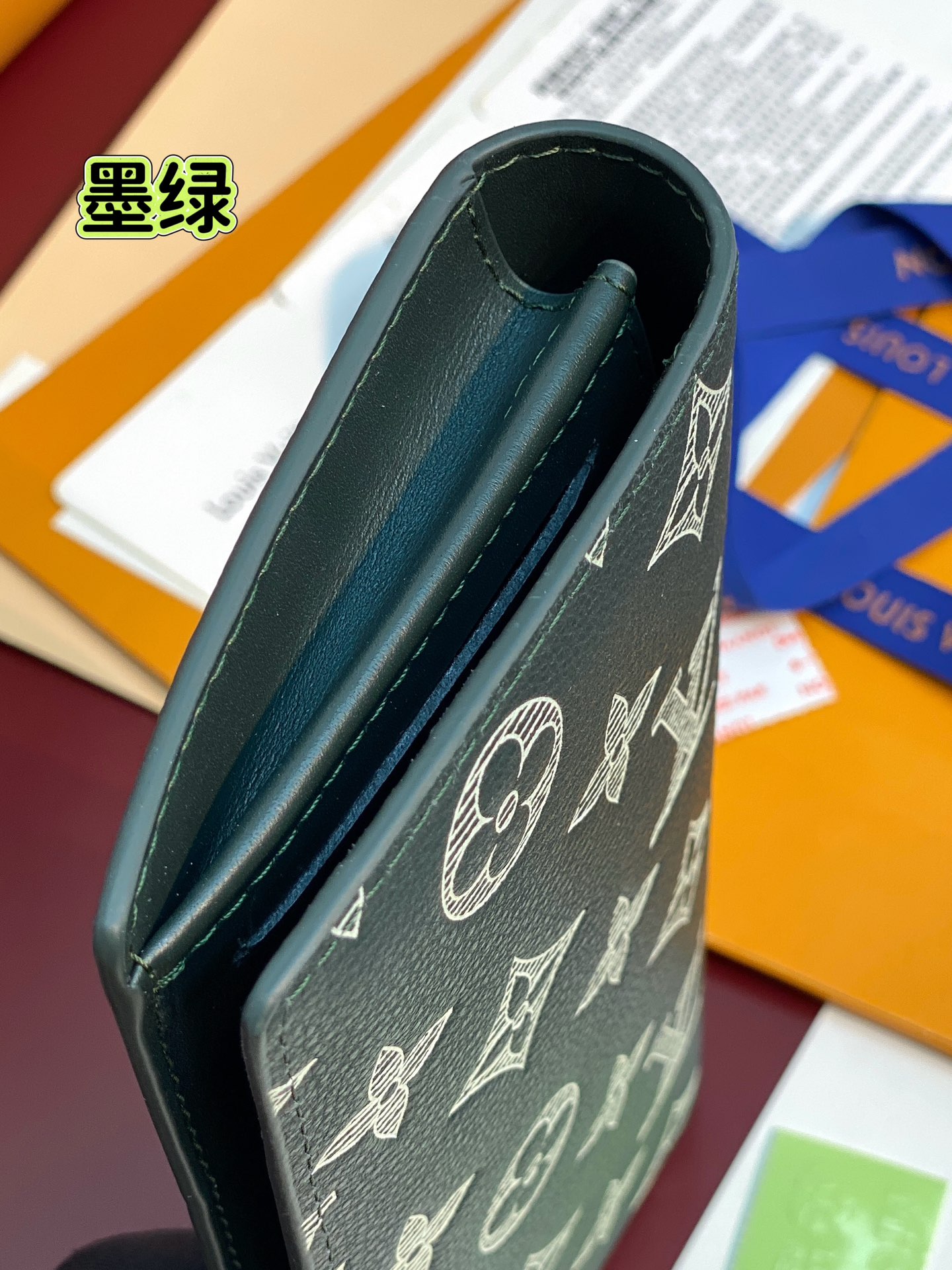 Louis Vuitton Basic Bag Canvas Blue 10cm-m-l-s