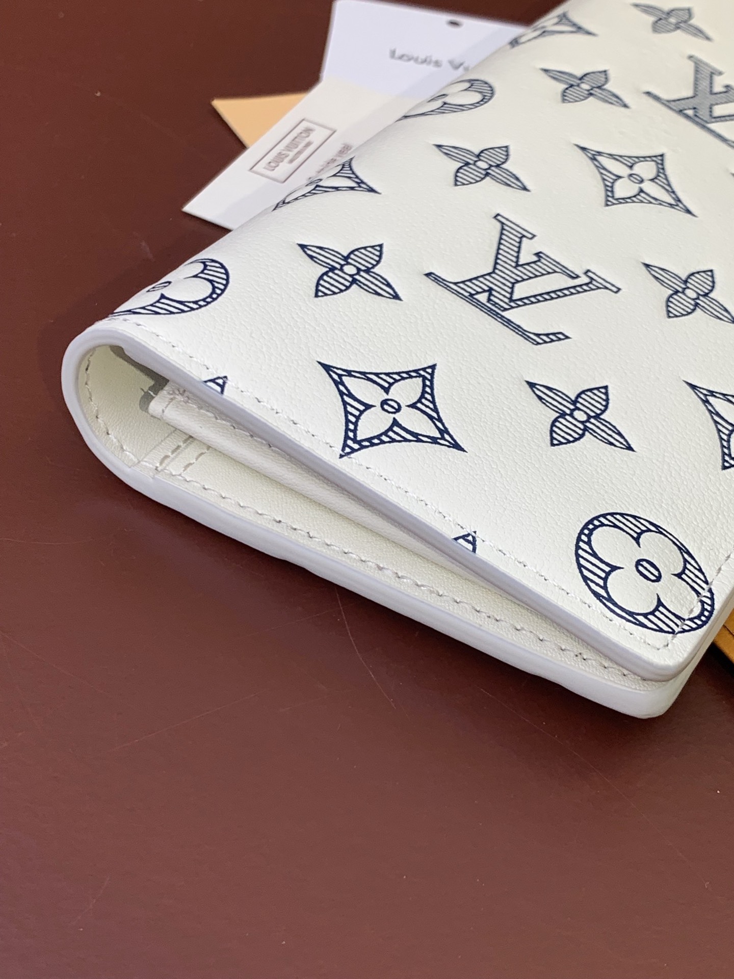 Louis Vuitton Basic Bag Cow Leather Blue 10cm-m-l-s