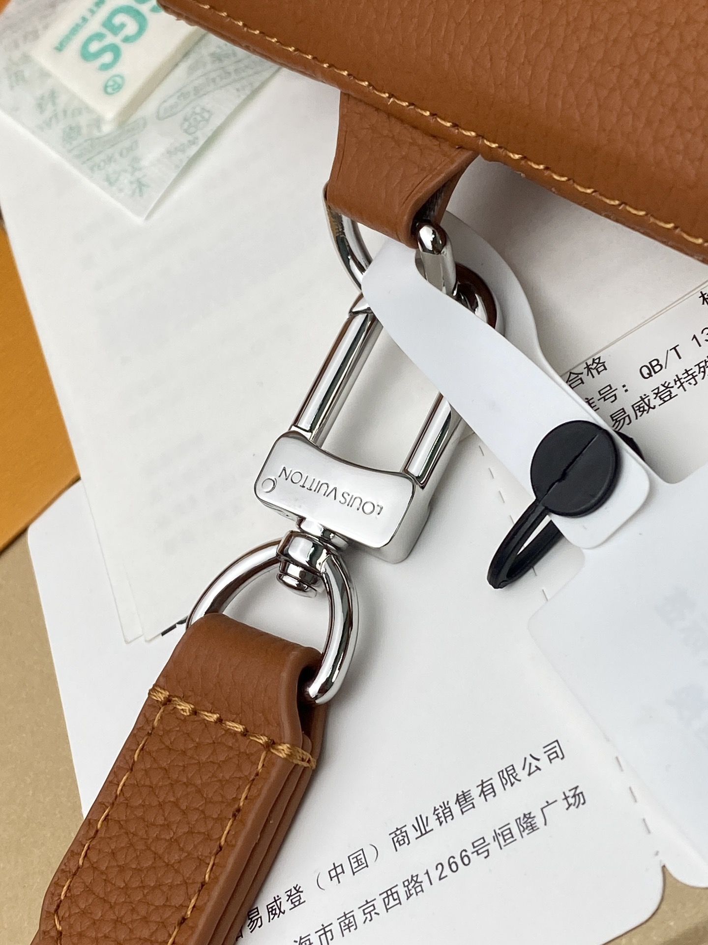 Louis Vuitton Clutch Bag Cow Leather M-l