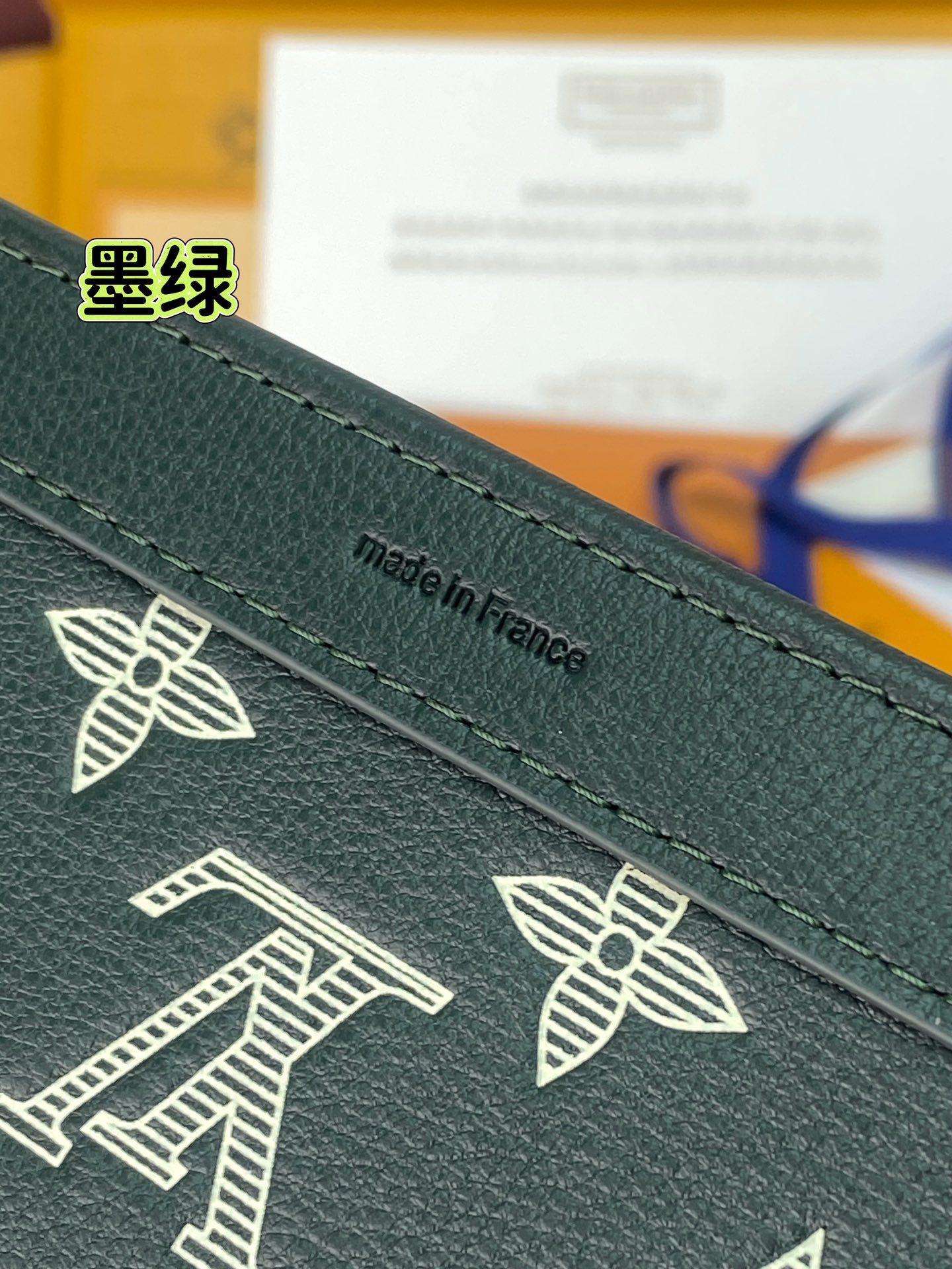 Louis Vuitton Basic Bag Cow Leather Green M-s