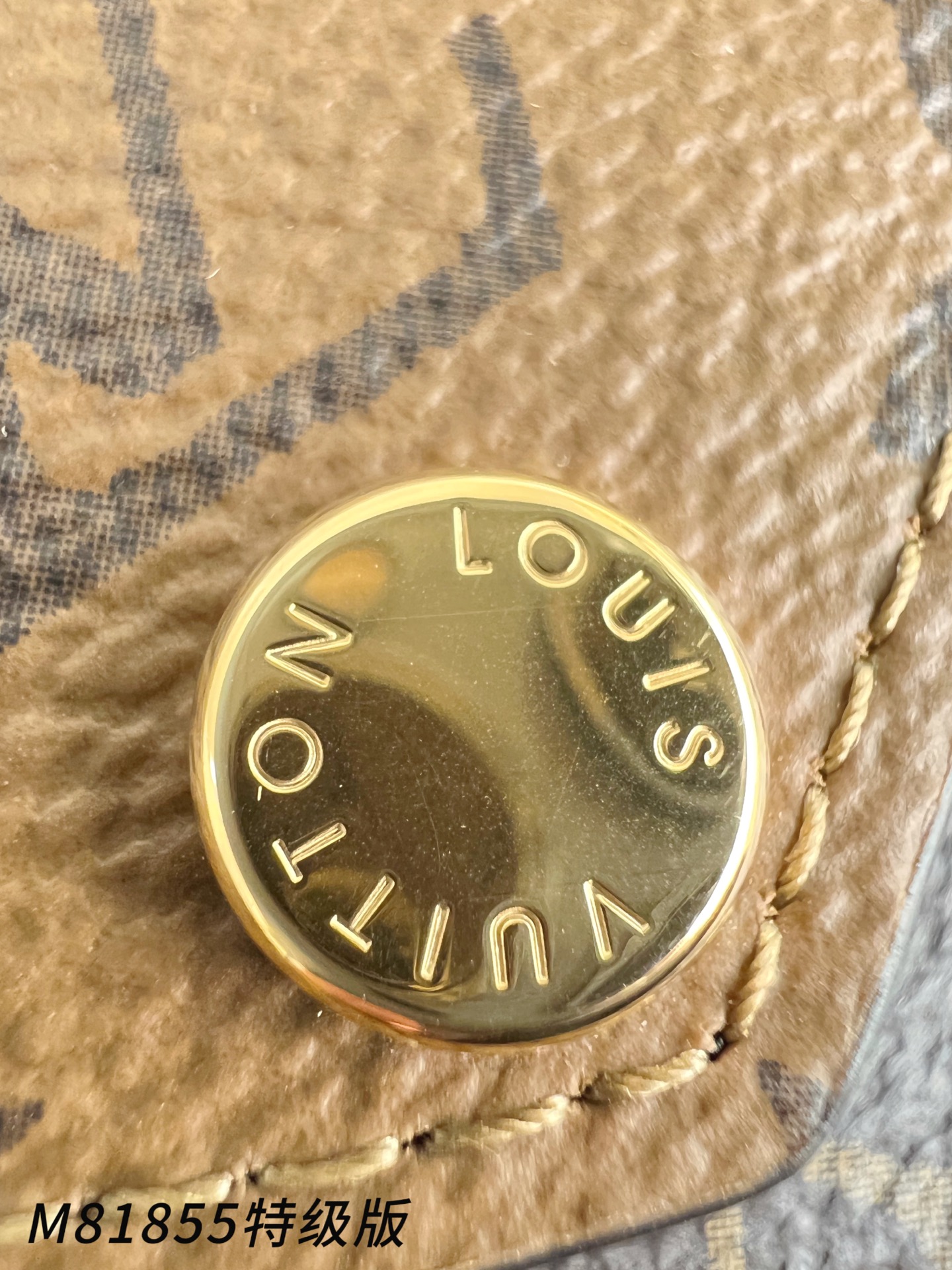 Louis Vuitton Basic Bag Canvas Gold M-s