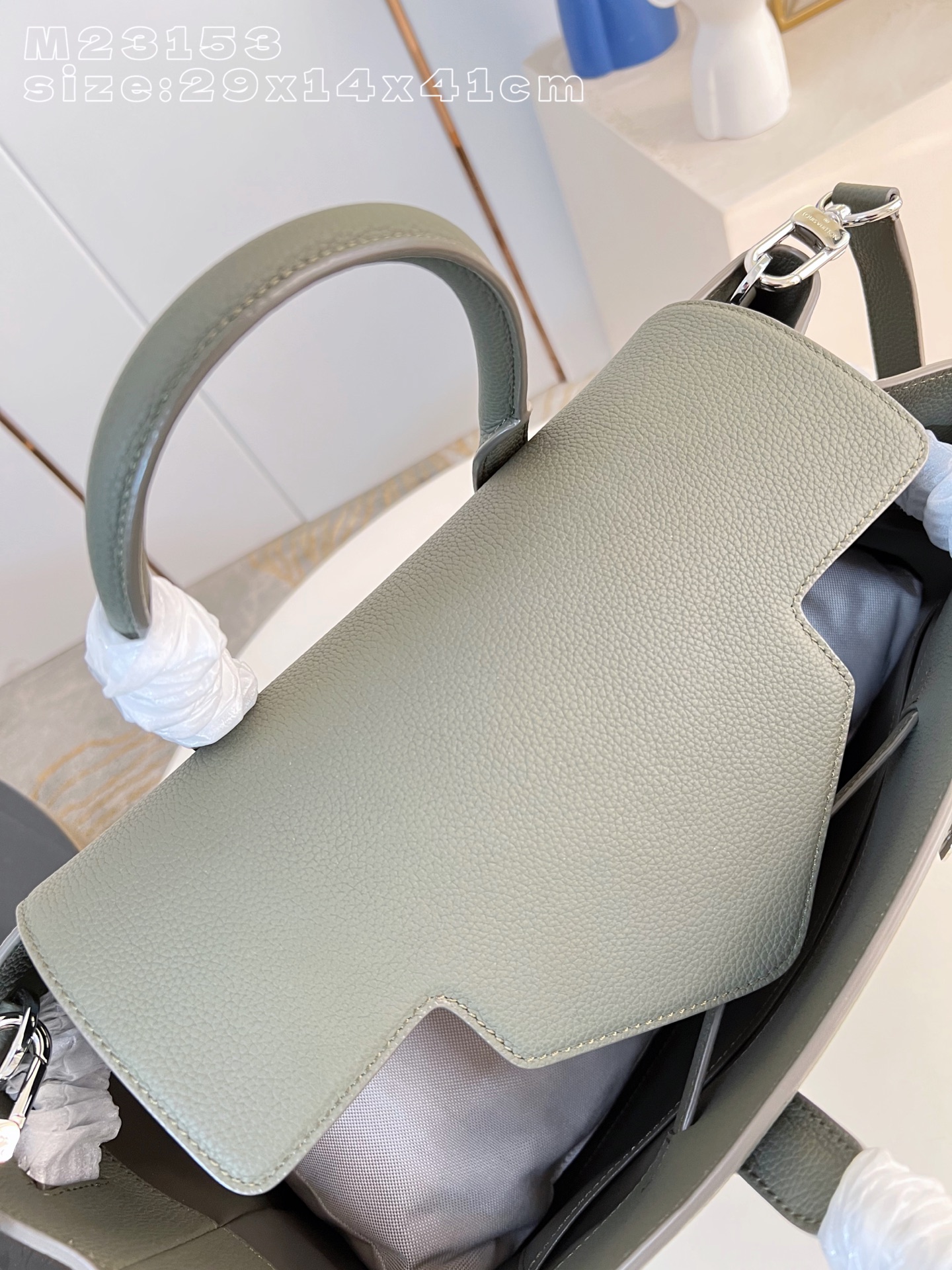 Louis Vuitton Tote Bag Cow Leather M-l-s