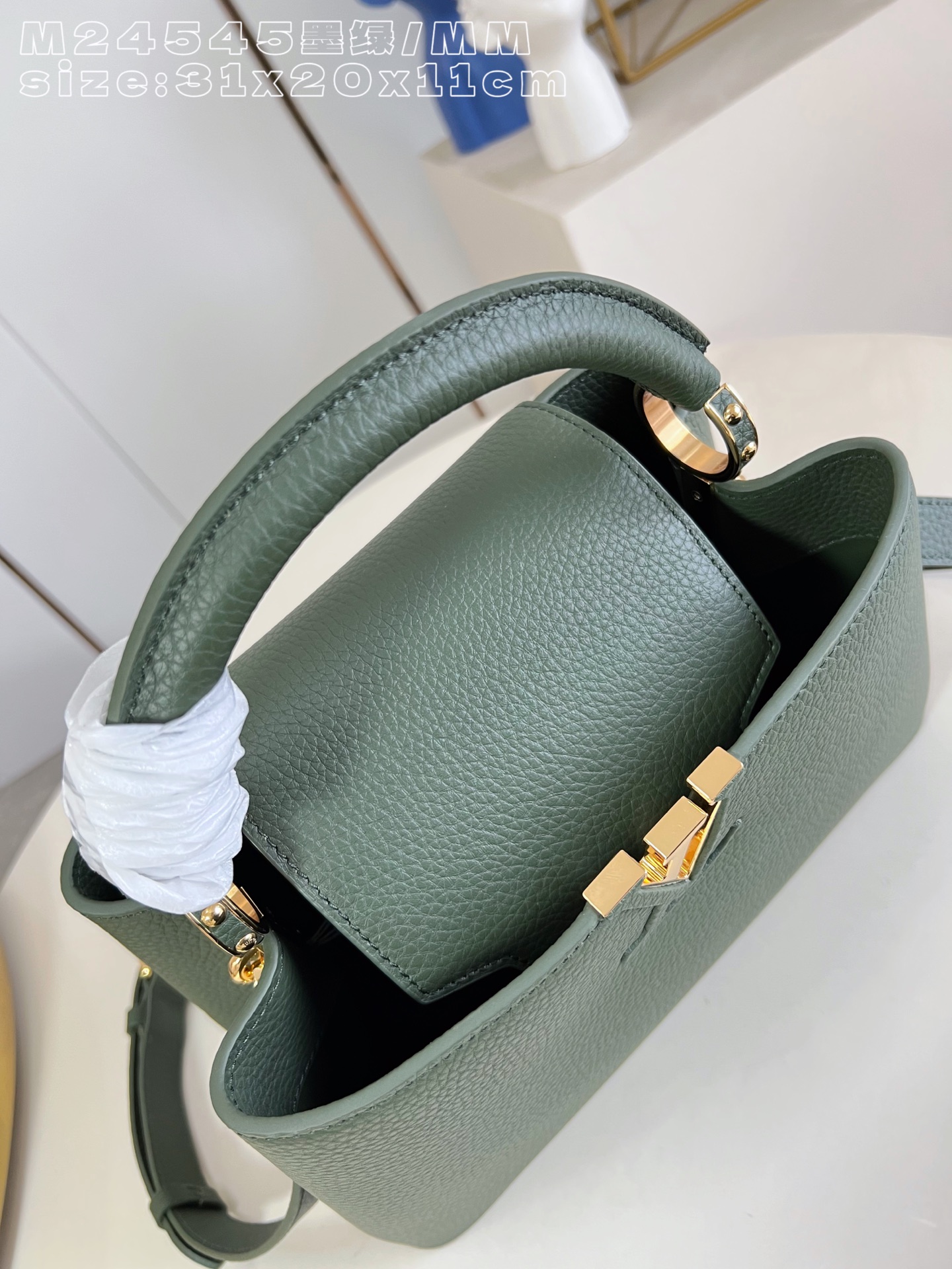 Louis Vuitton Basic Bag Cow Leather M-l-s