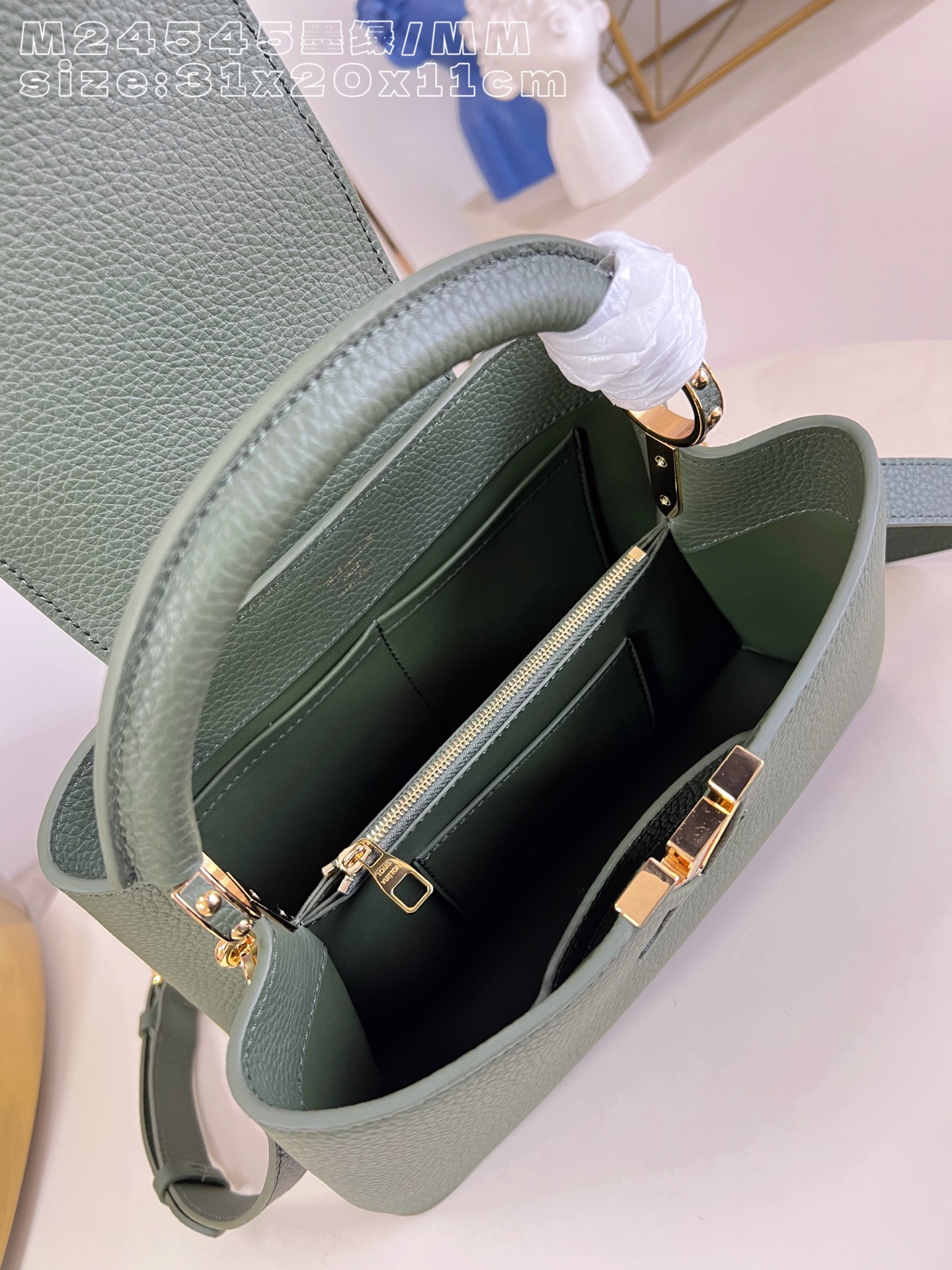 Louis Vuitton Basic Bag Cow Leather M-l-s