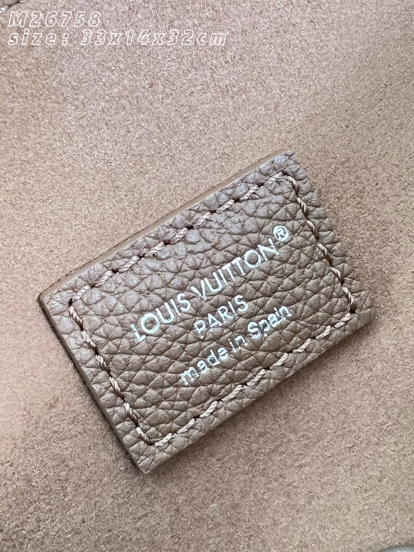 Louis Vuitton Basic Bag Cow Leather M-l-s