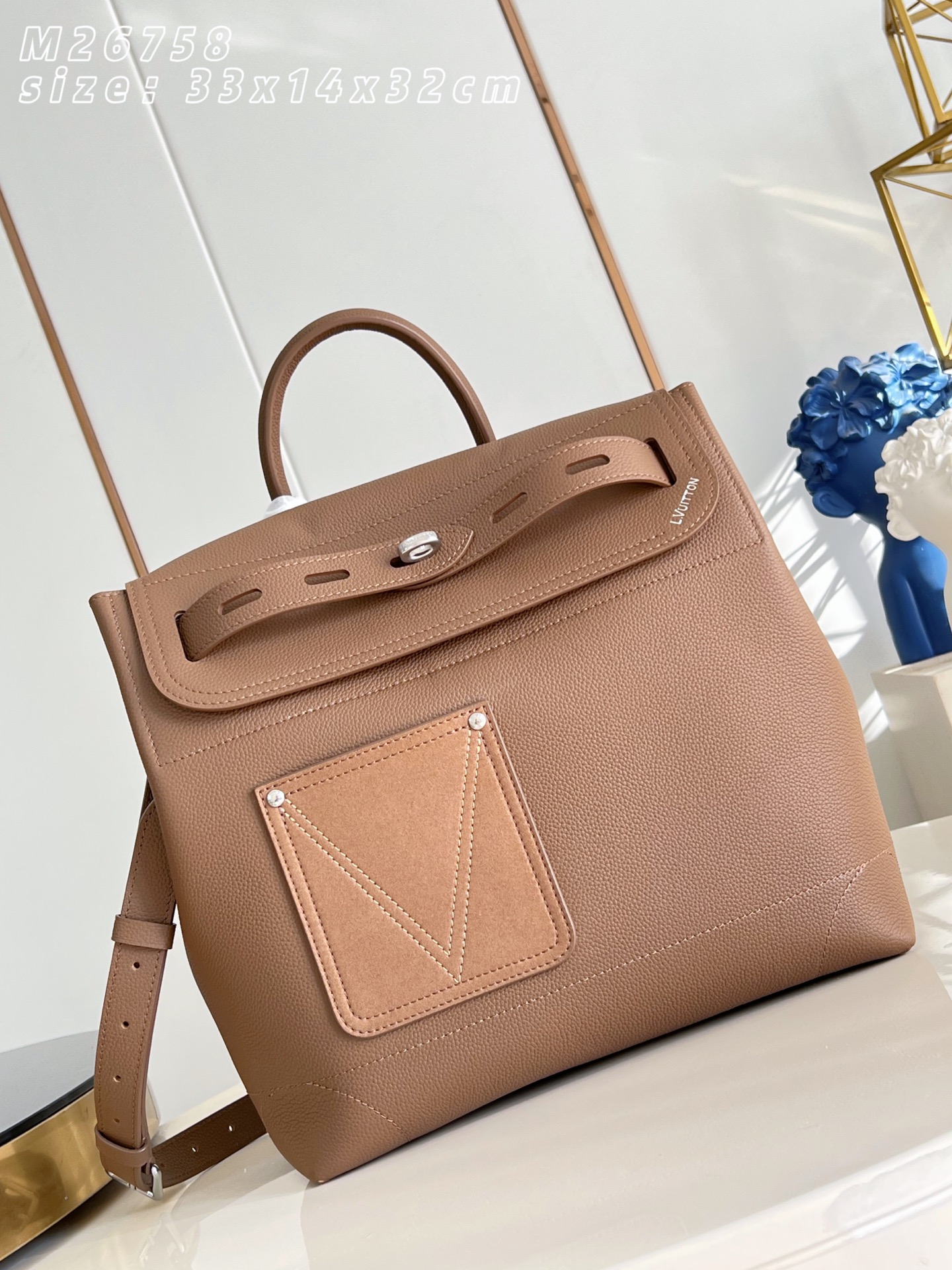 Louis Vuitton Basic Bag Cow Leather M-l-s