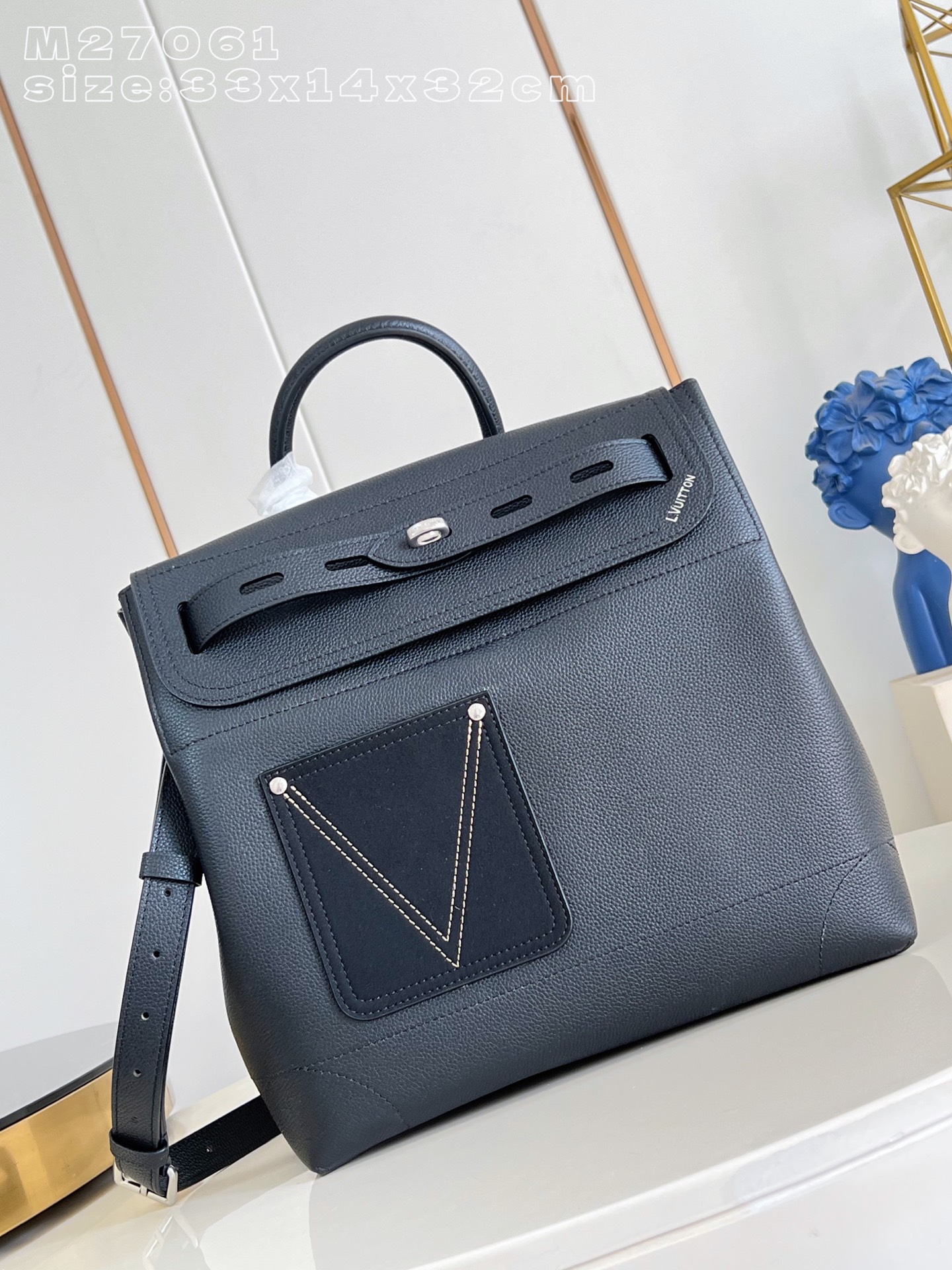 Louis Vuitton Basic Bag Cow Leather M-l-s