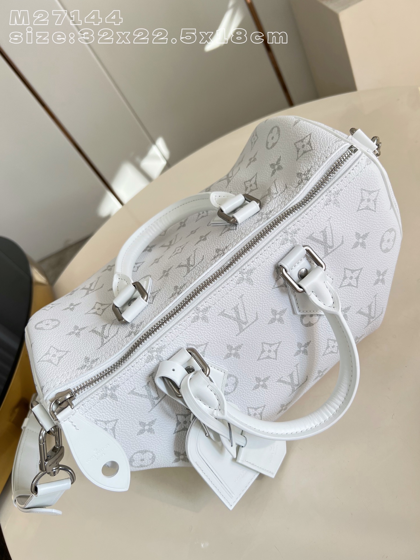 Louis Vuitton Basic Bag Canvas White M-30cm-18cm-s