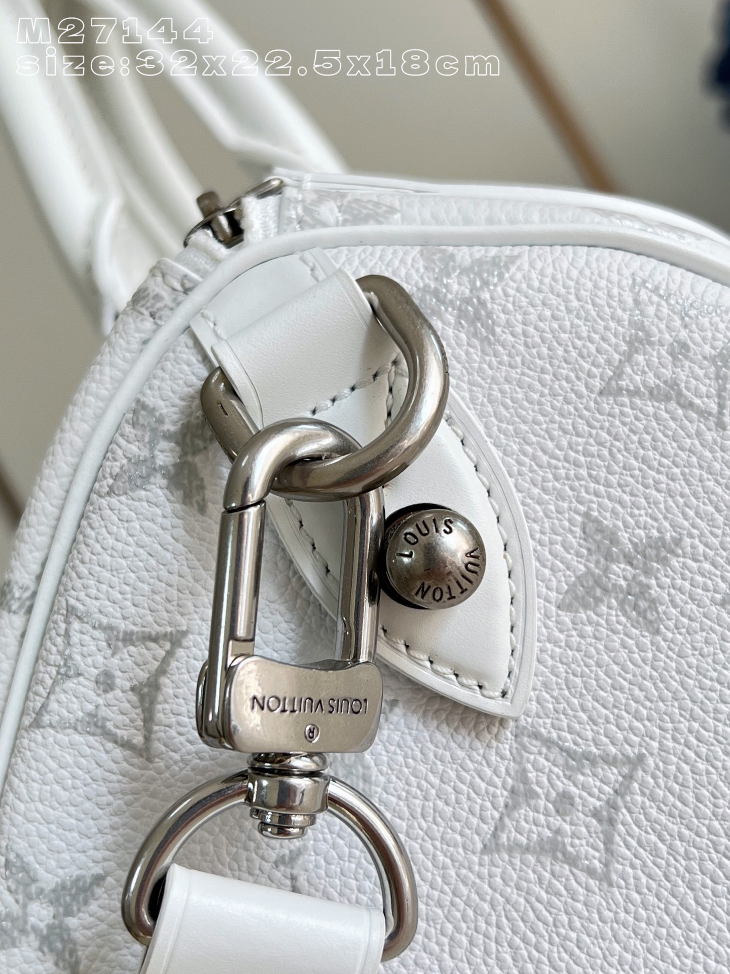 Louis Vuitton Basic Bag Canvas White M-30cm-18cm-s