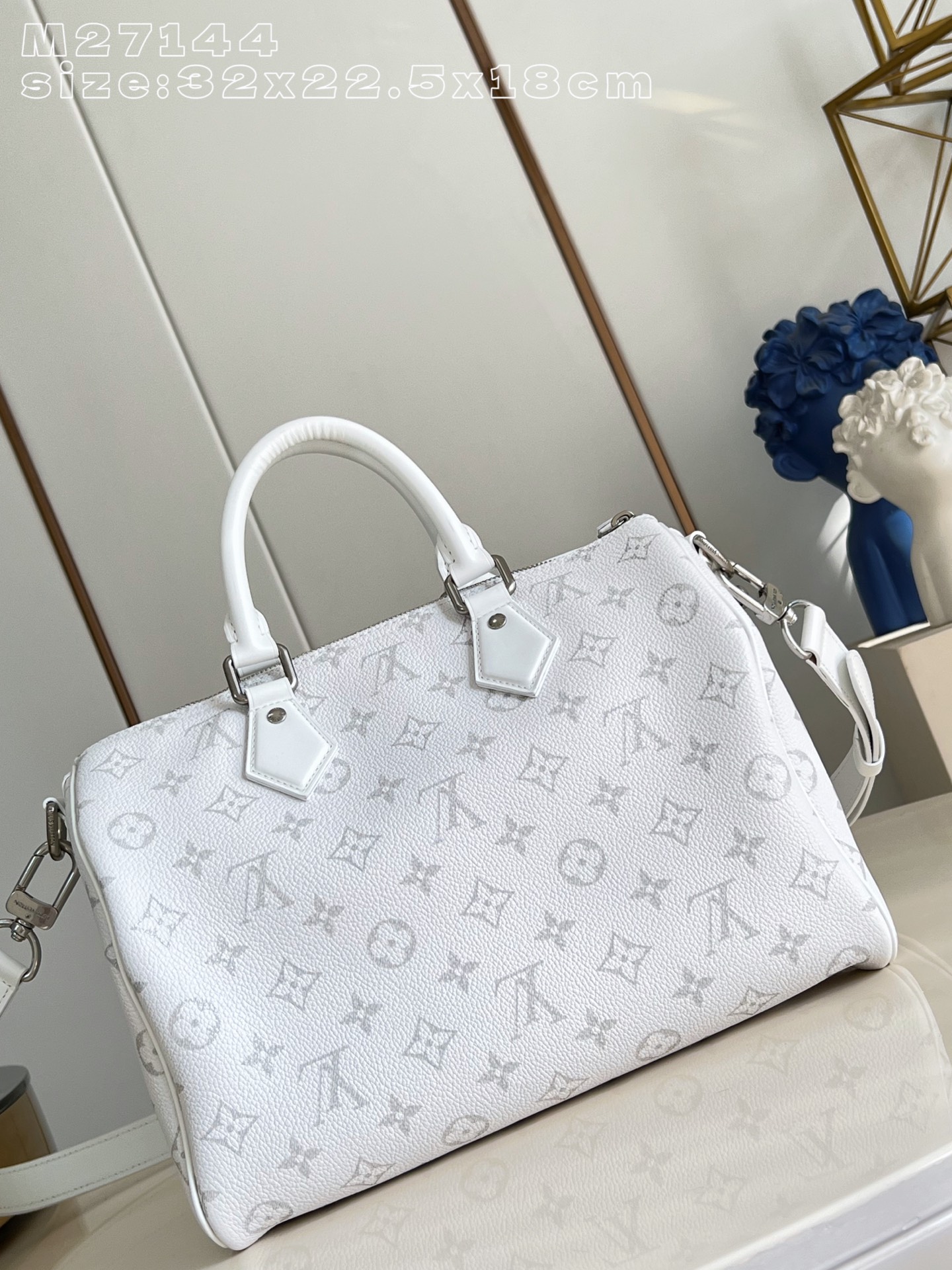 Louis Vuitton Basic Bag Canvas White M-30cm-18cm-s
