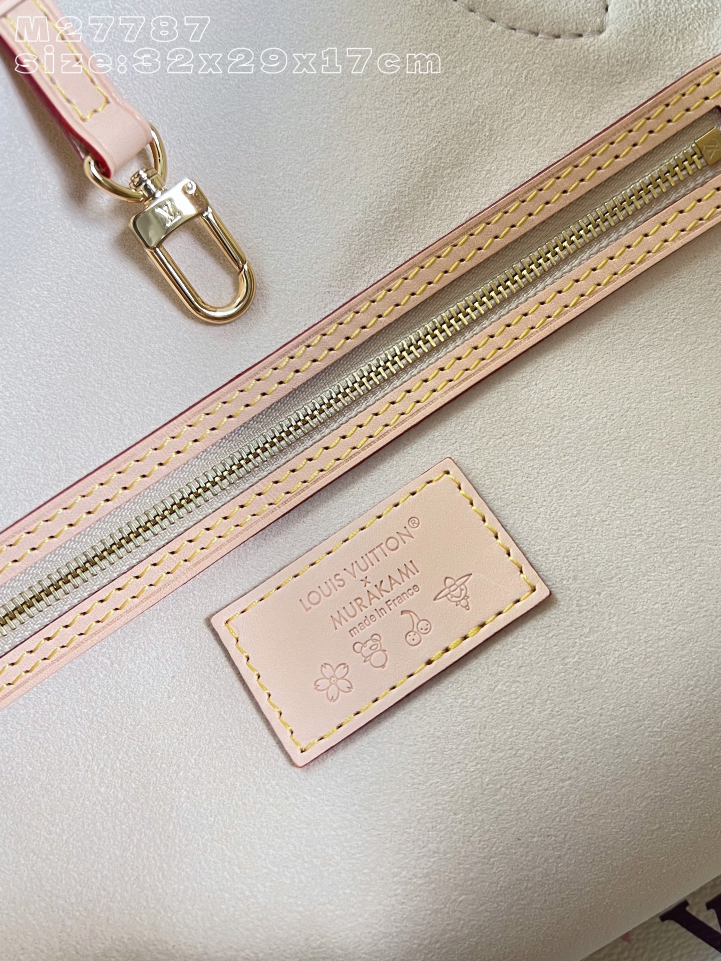 Louis Vuitton Clutch Bag Cow Leather M-l