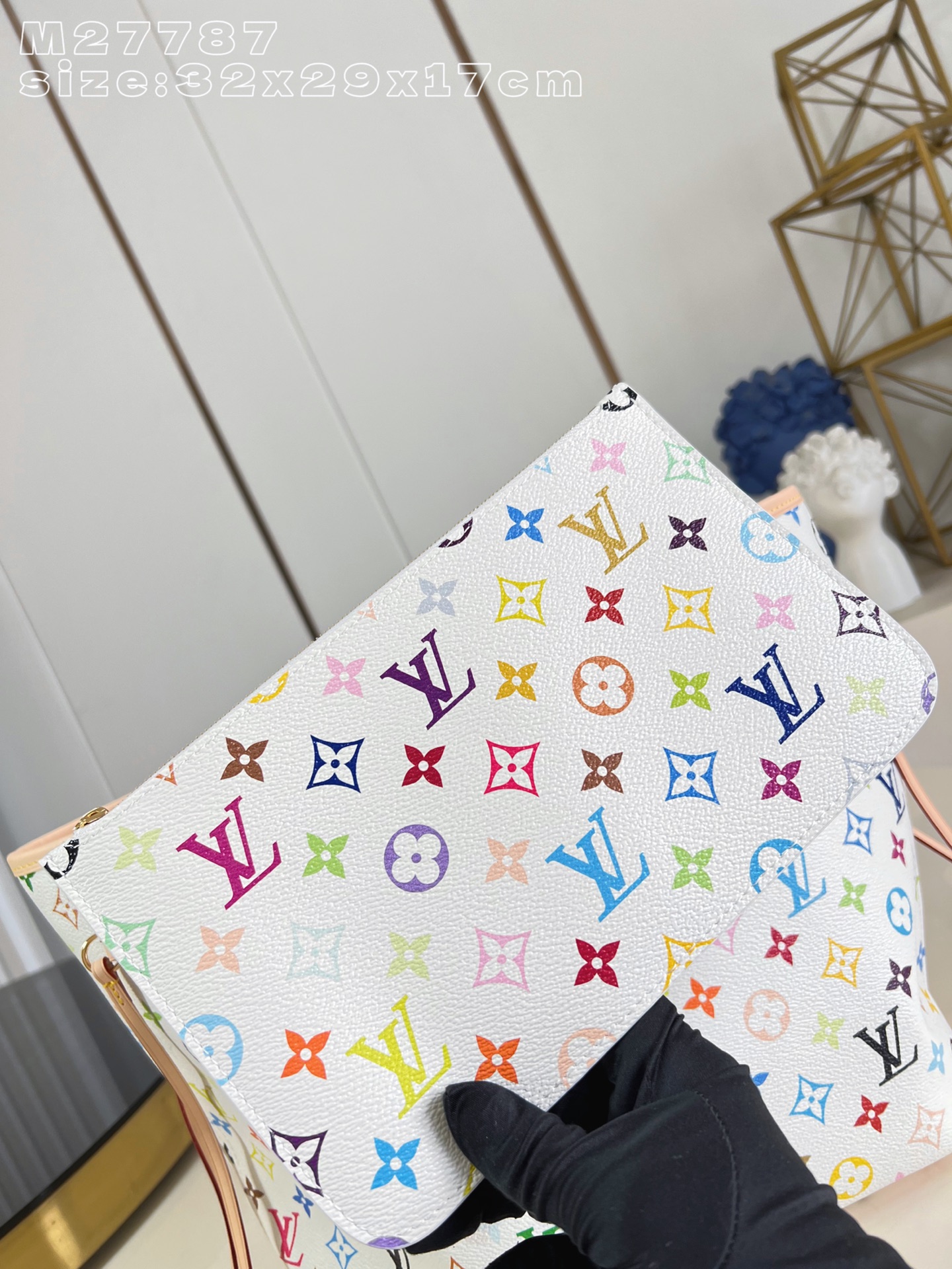 Louis Vuitton Clutch Bag Cow Leather M-l