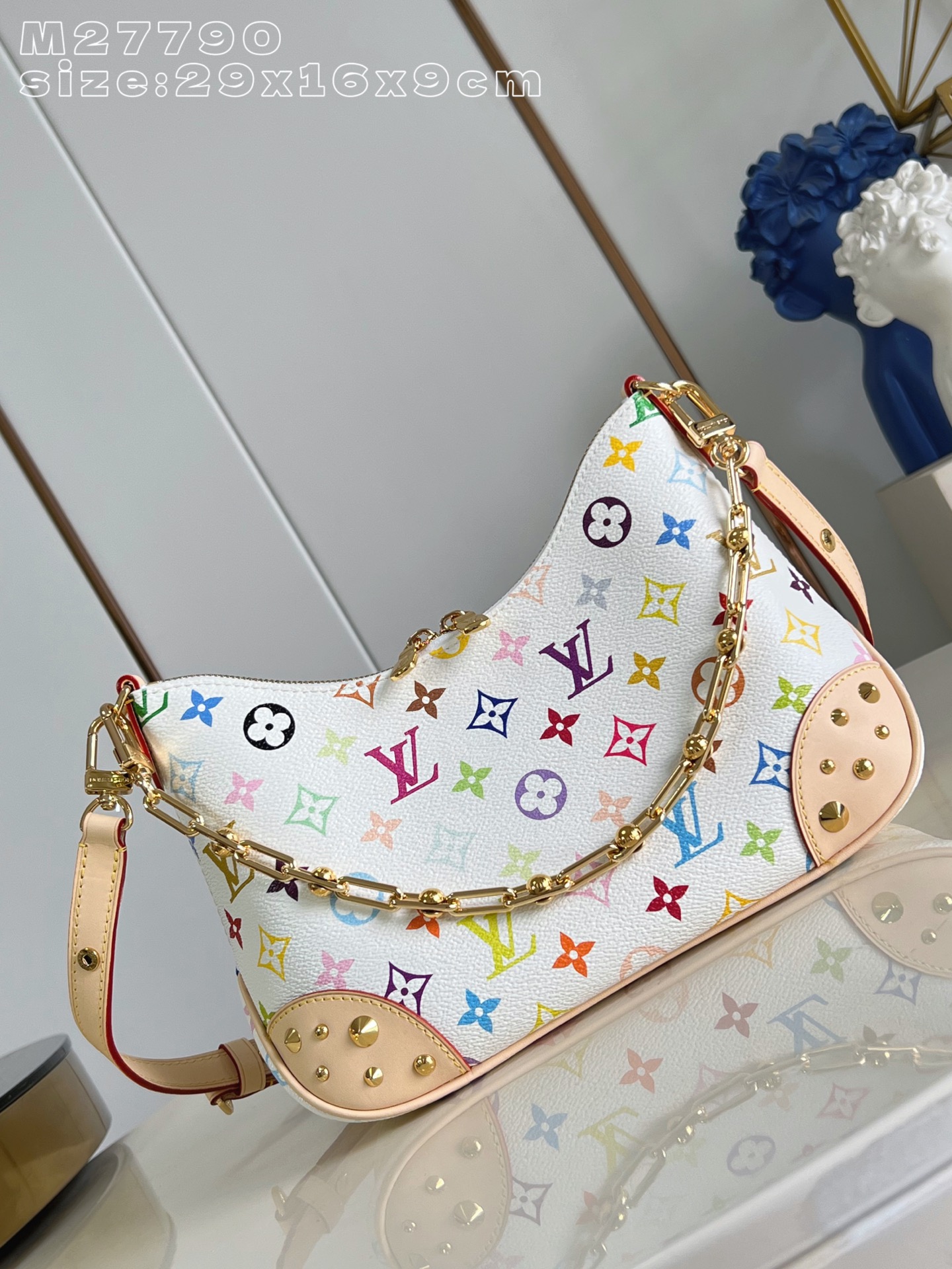Louis Vuitton Clutch Bag Canvas M-l