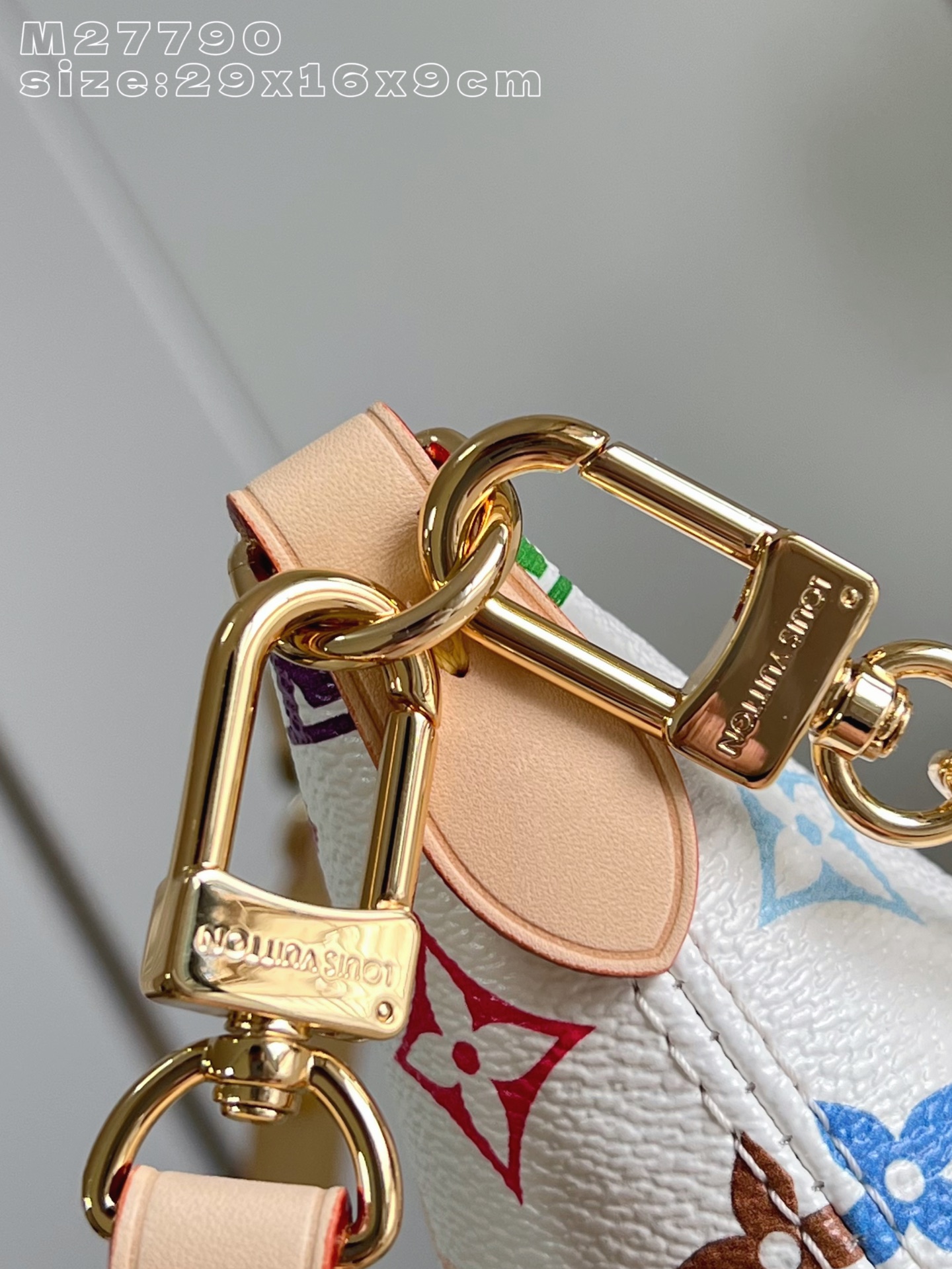 Louis Vuitton Clutch Bag Canvas M-l