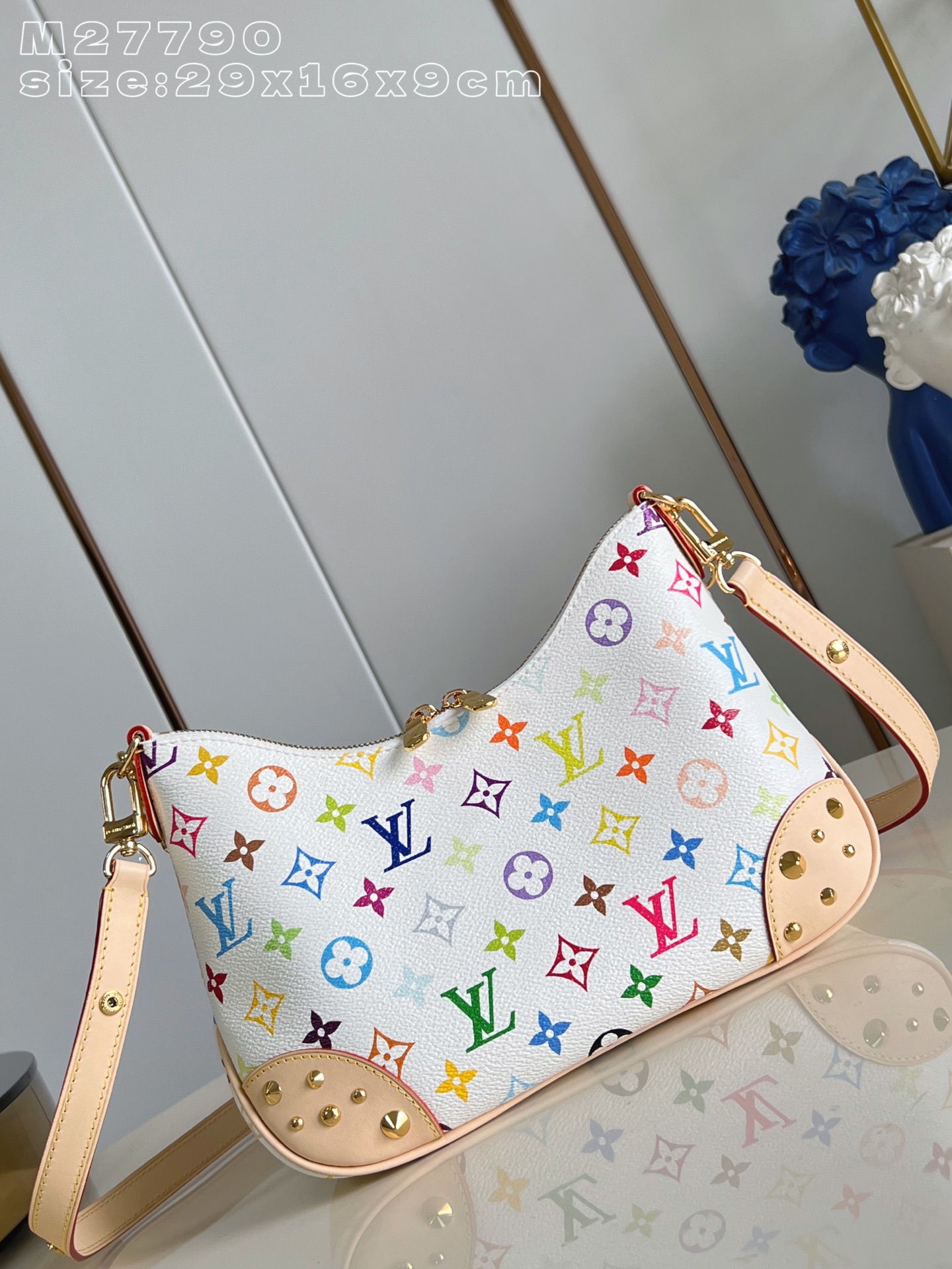 Louis Vuitton Clutch Bag Canvas M-l