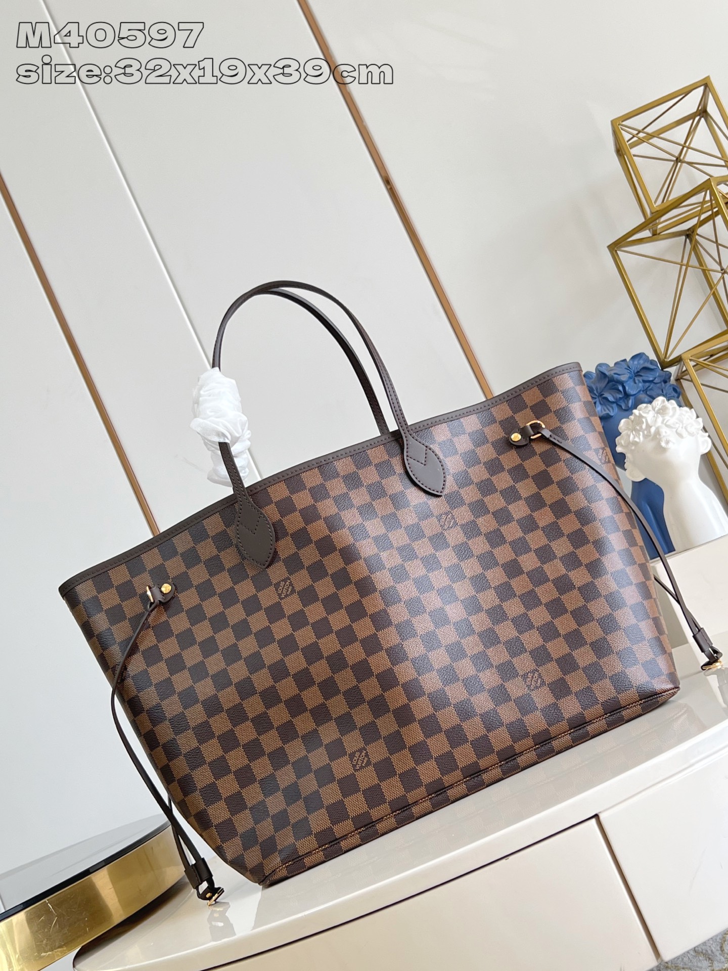 Louis Vuitton Tote Bag Cow Leather M-l