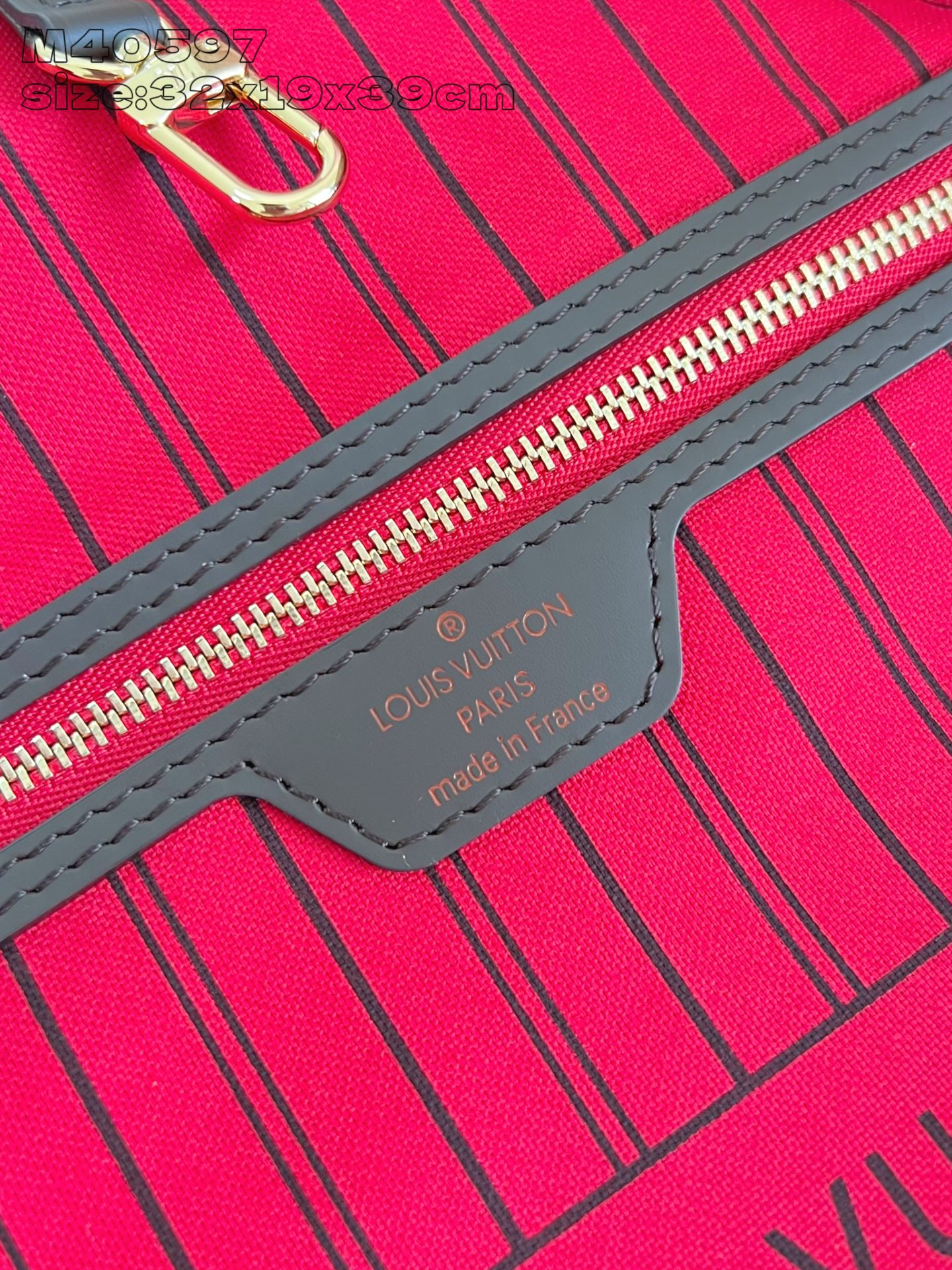 Louis Vuitton Tote Bag Cow Leather M-l