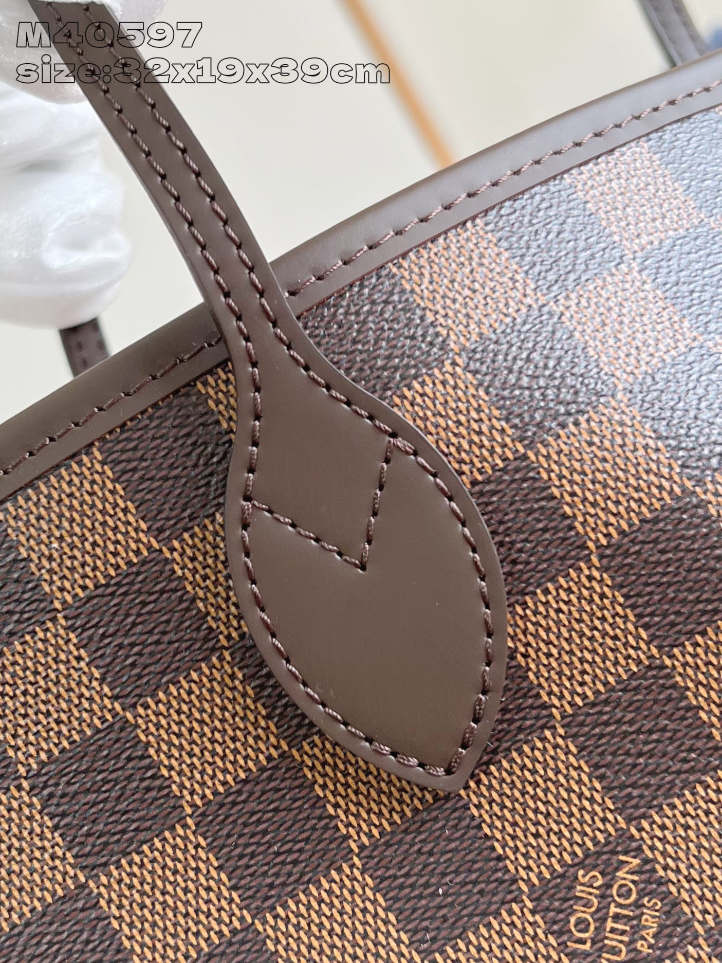 Louis Vuitton Tote Bag Cow Leather M-l