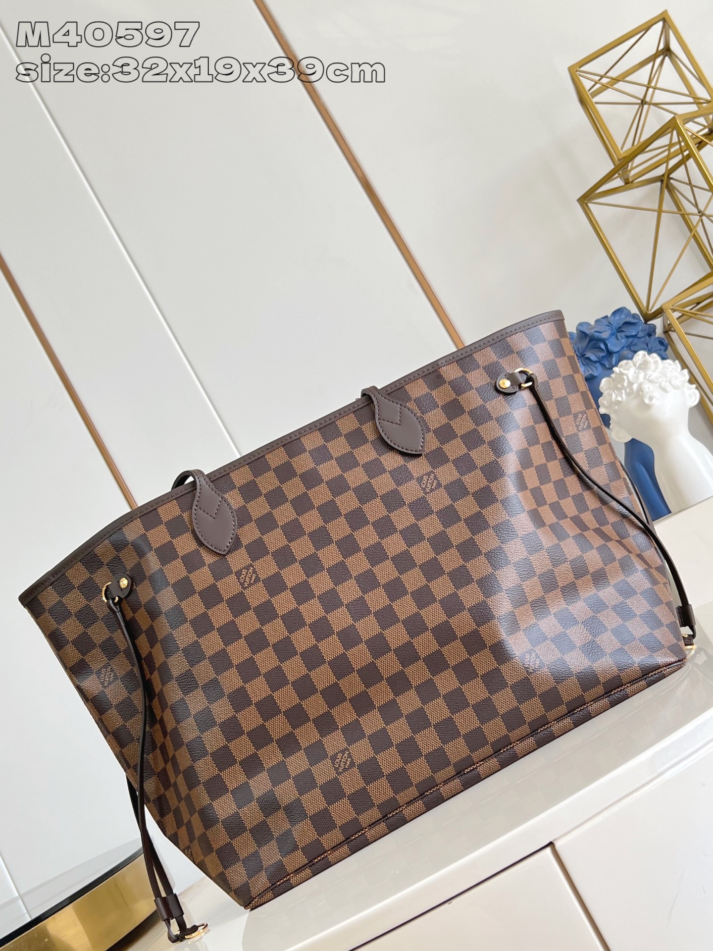 Louis Vuitton Tote Bag Cow Leather M-l