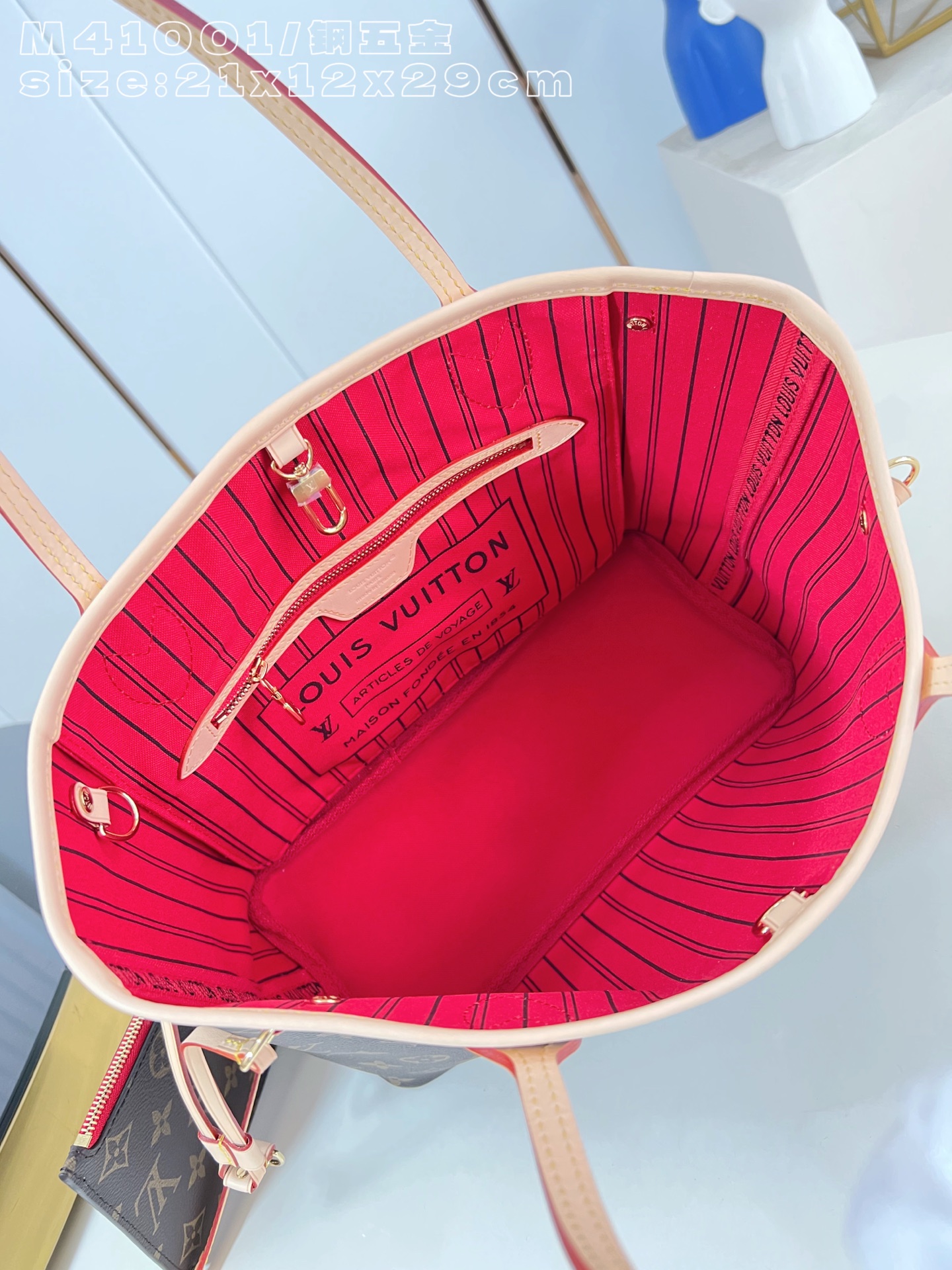 Louis Vuitton Tote Bag Cow Leather M-l