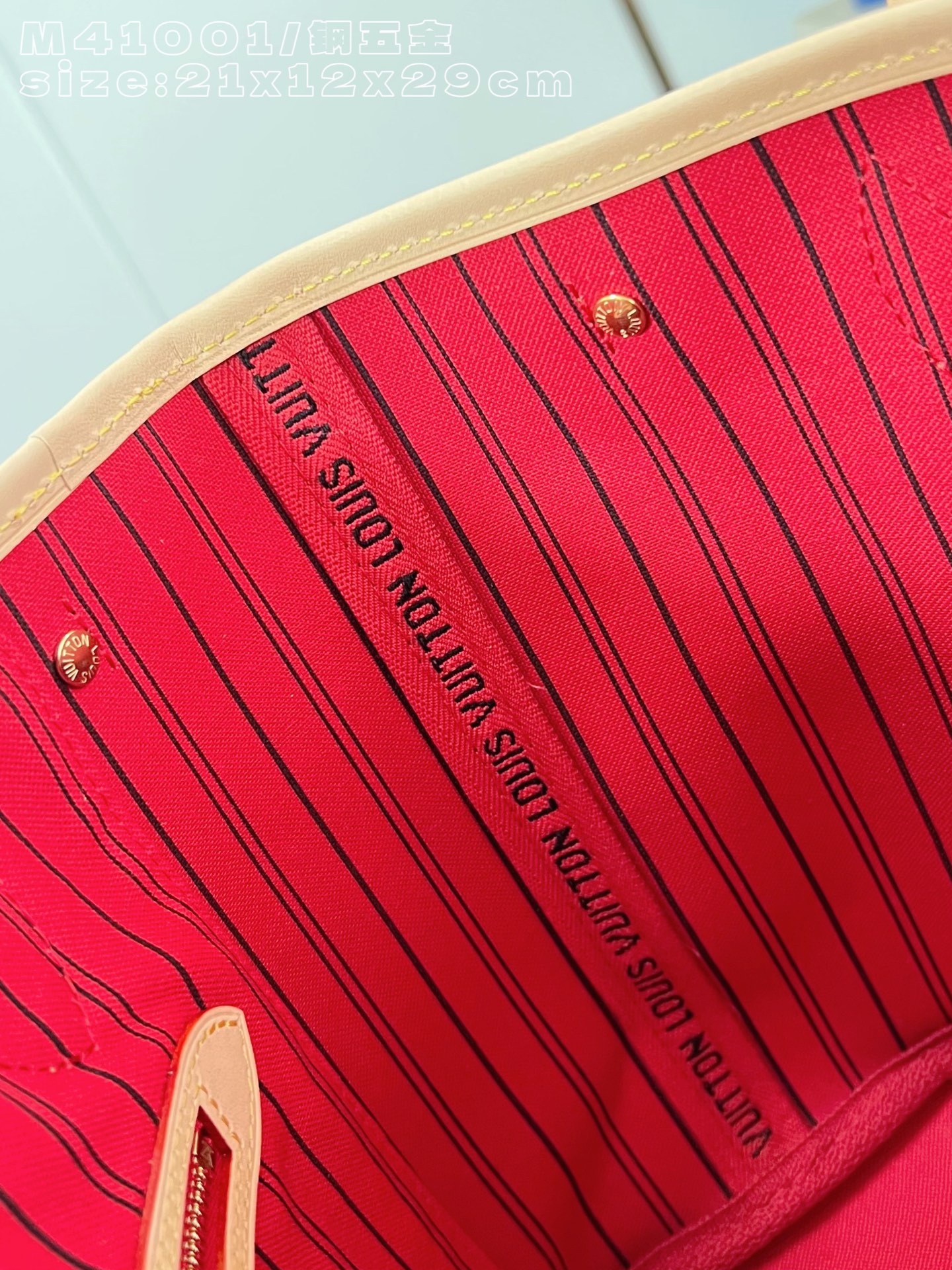 Louis Vuitton Tote Bag Cow Leather M-l