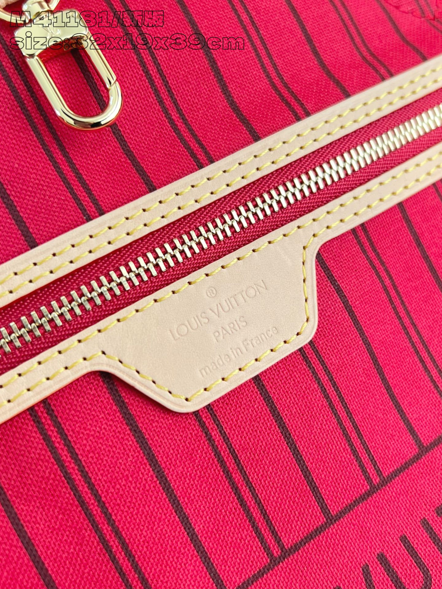 Louis Vuitton Tote Bag Cow Leather M-l