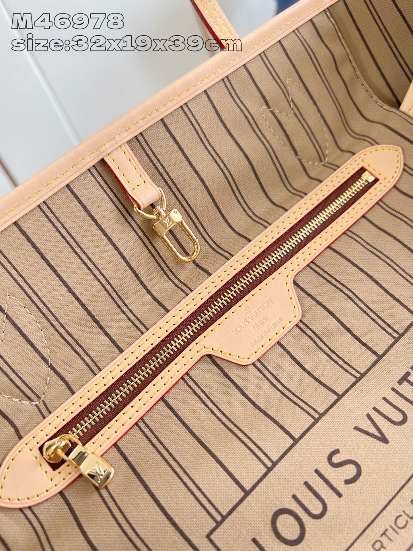 Louis Vuitton Tote Bag Cow Leather M-l