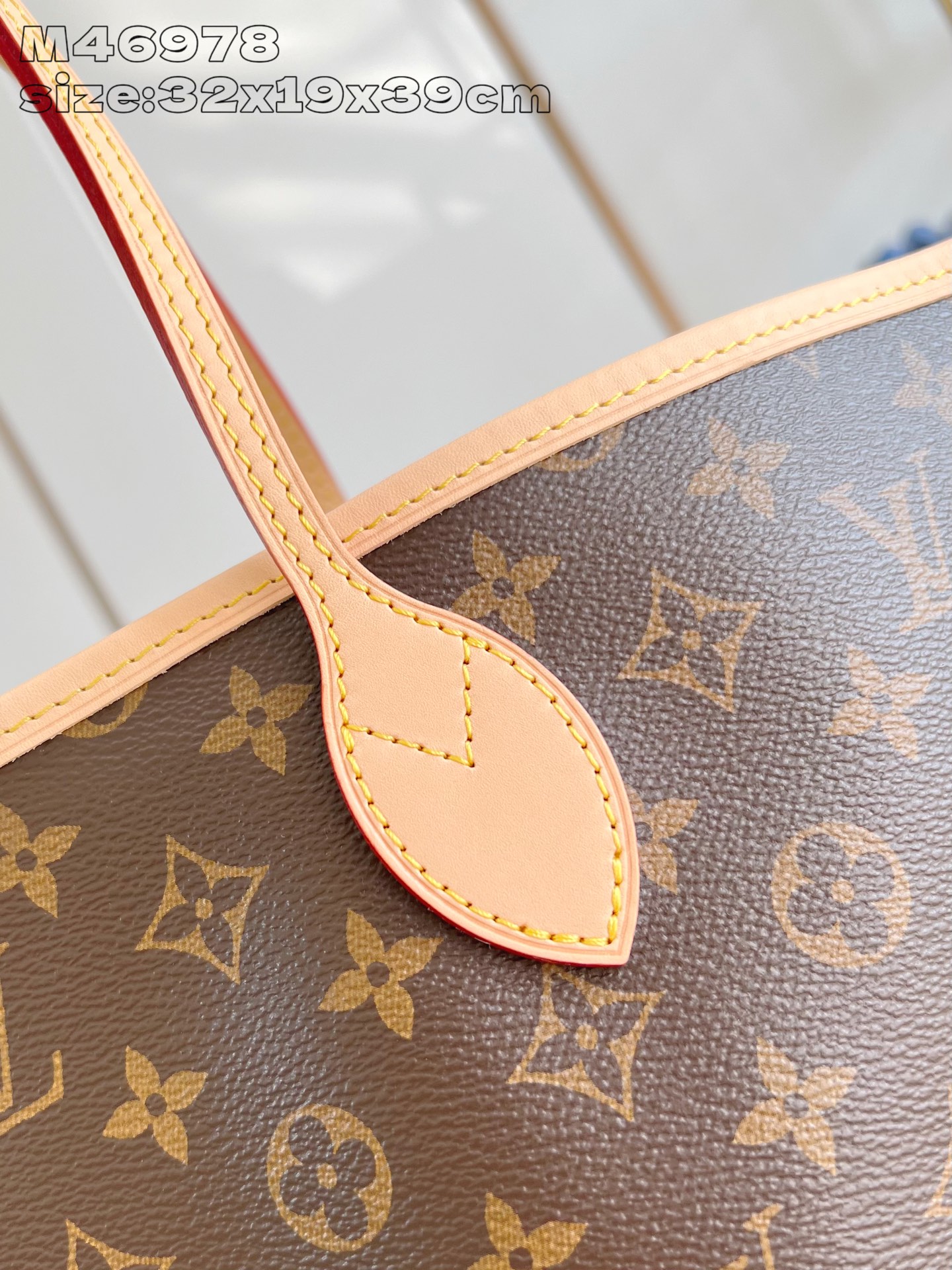 Louis Vuitton Tote Bag Cow Leather M-l