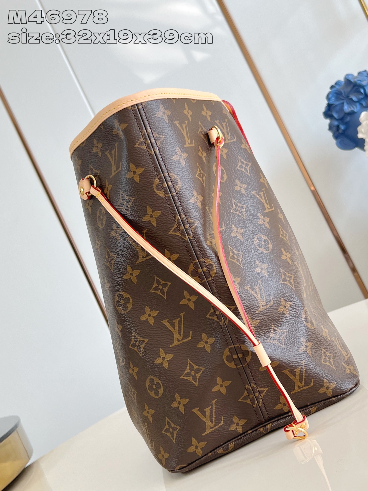 Louis Vuitton Tote Bag Cow Leather M-l