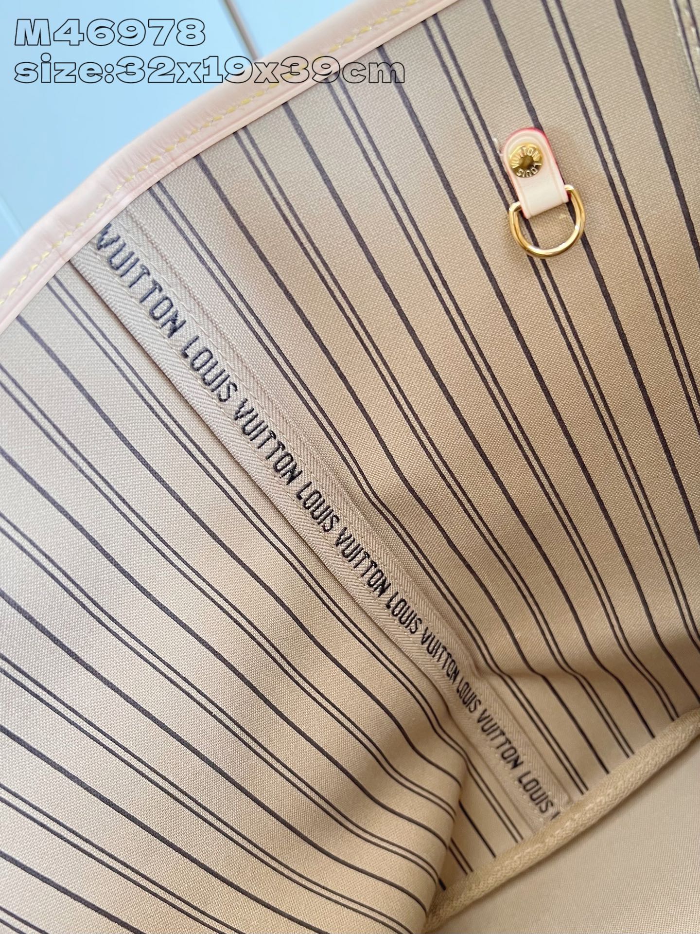 Louis Vuitton Tote Bag Cow Leather M-l