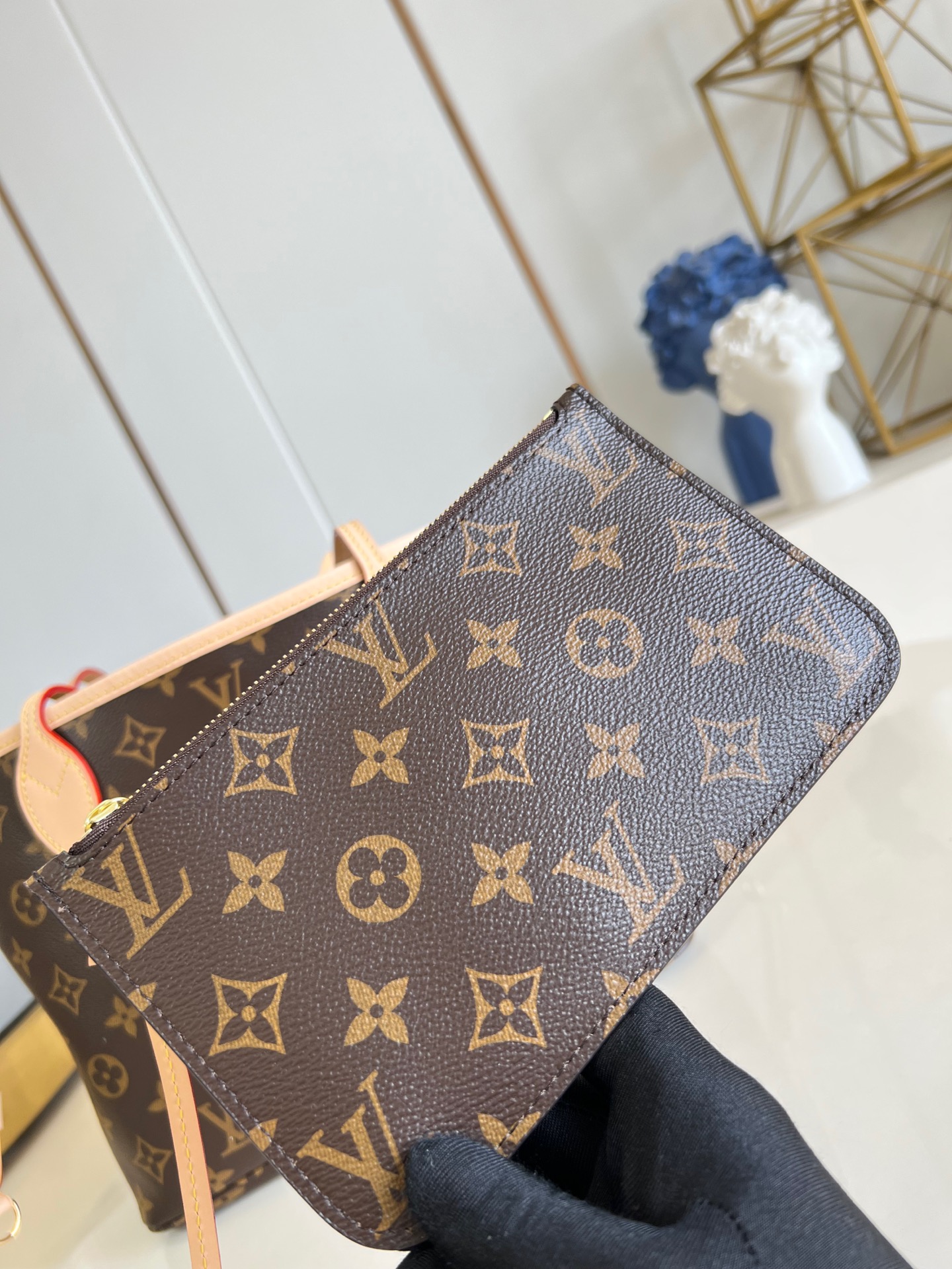 Louis Vuitton Tote Bag Cow Leather M-l