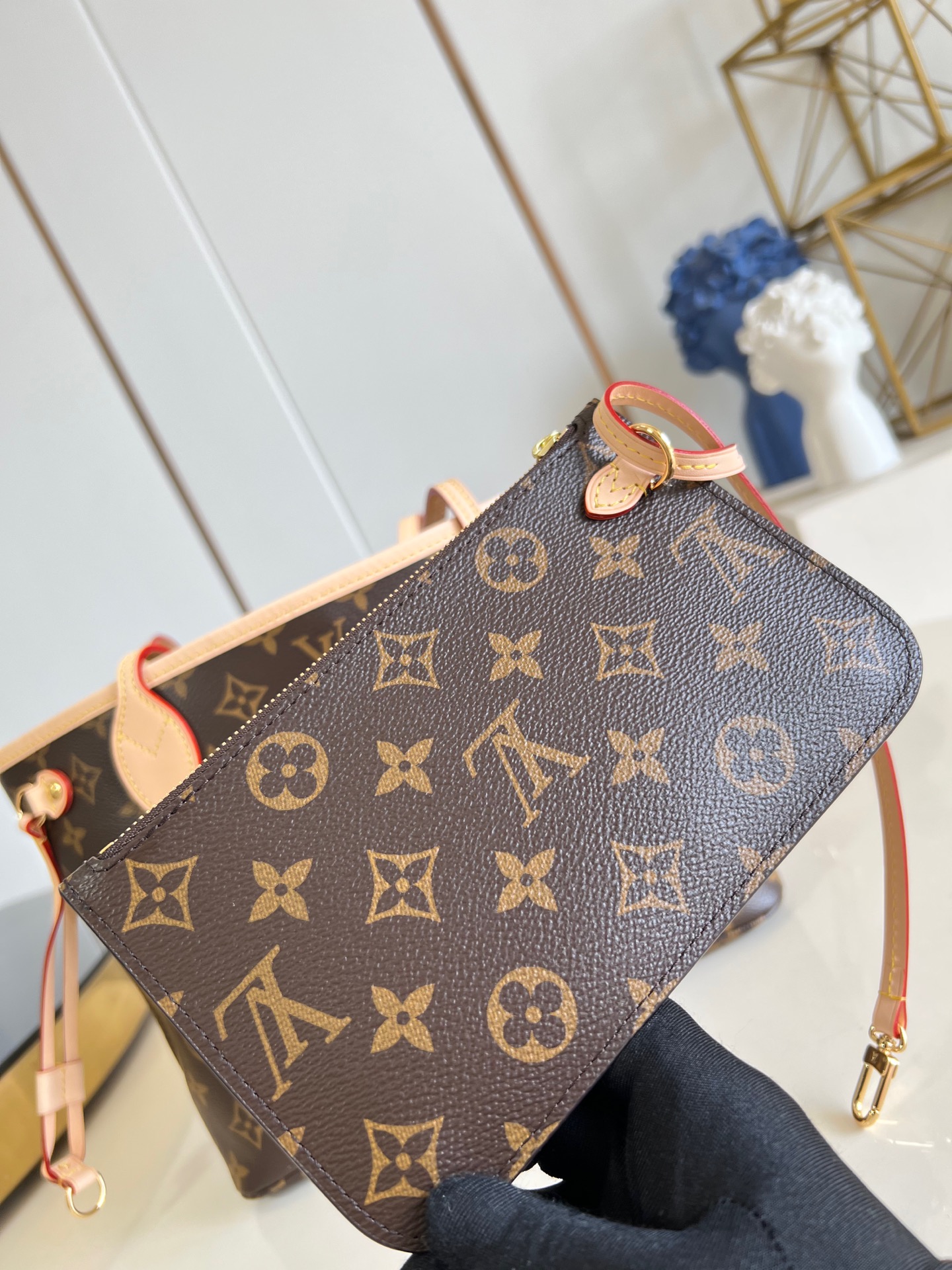 Louis Vuitton Tote Bag Cow Leather M-l