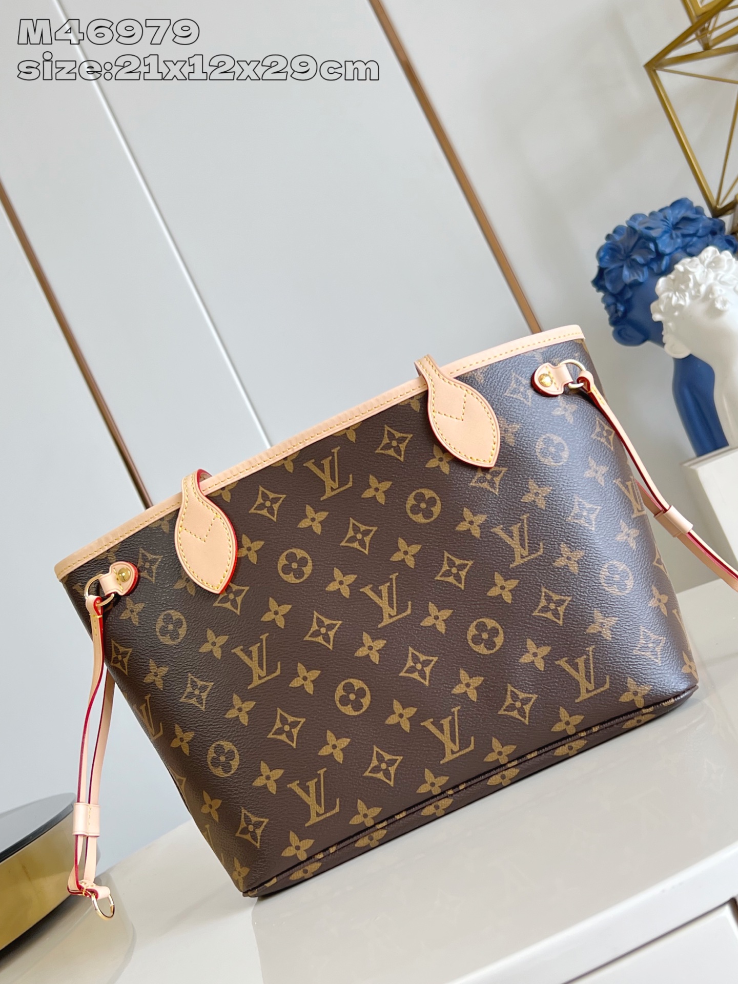 Louis Vuitton Tote Bag Cow Leather M-l