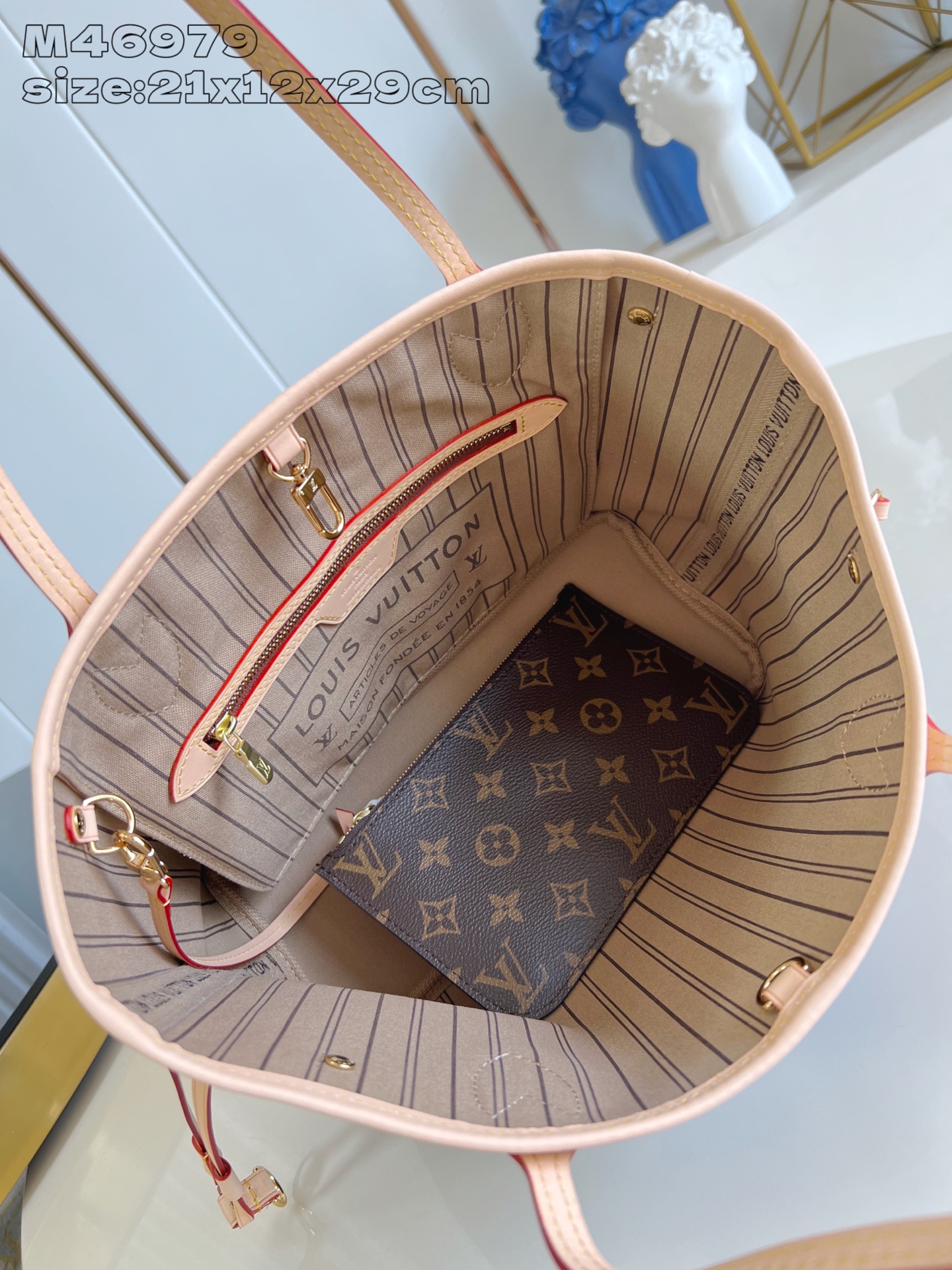 Louis Vuitton Tote Bag Cow Leather M-l