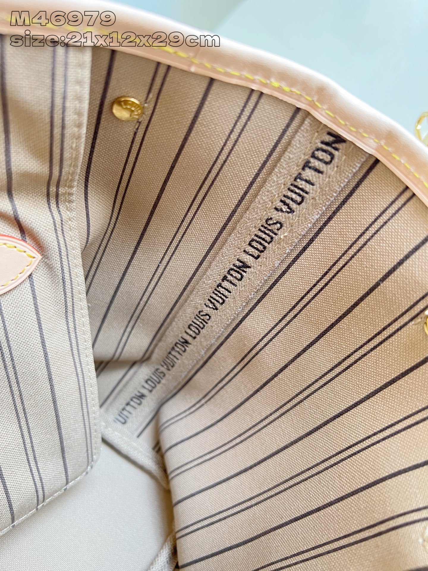 Louis Vuitton Tote Bag Cow Leather M-l