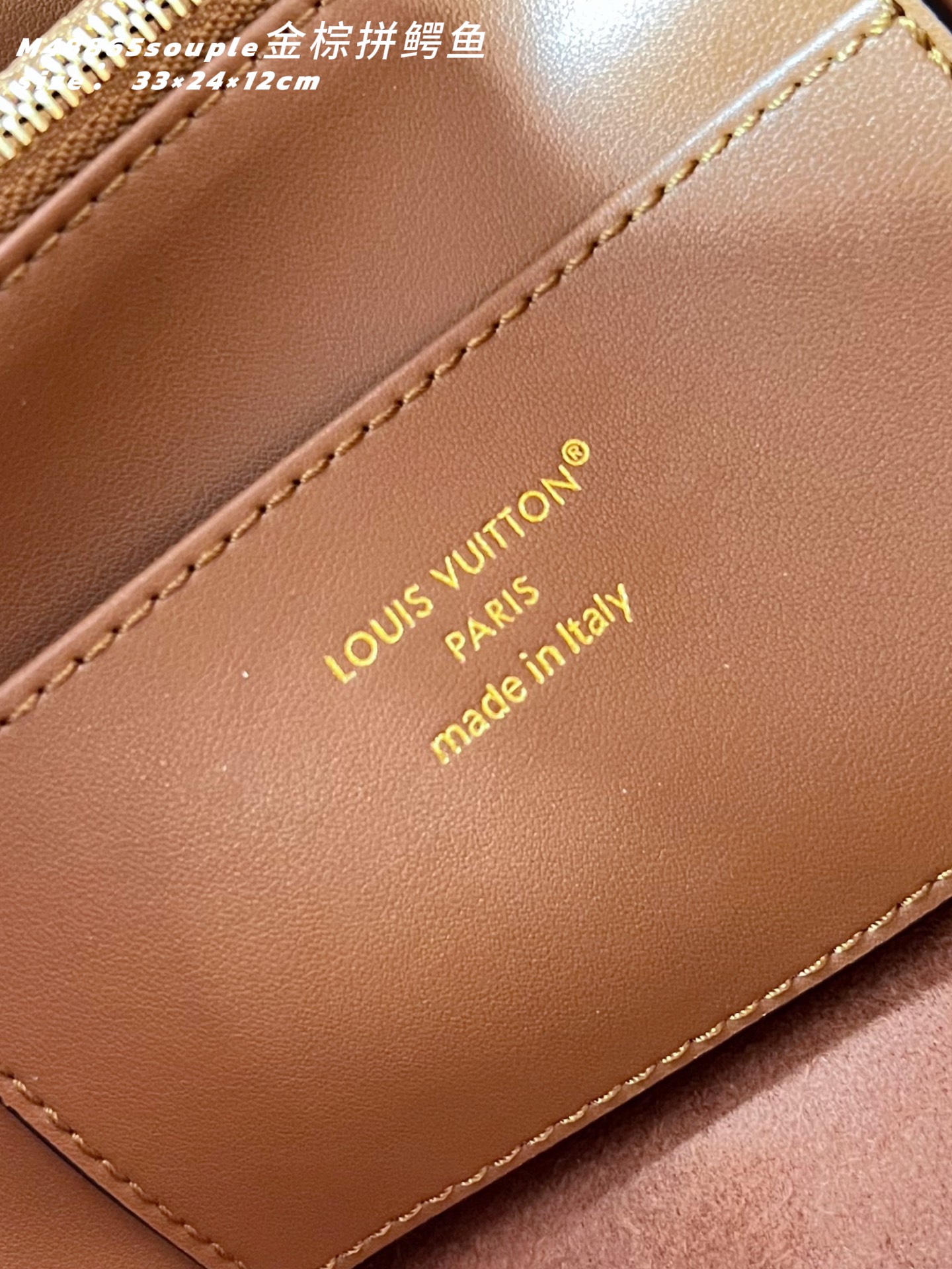 Louis Vuitton Basic Bag Cow Leather M-l-s