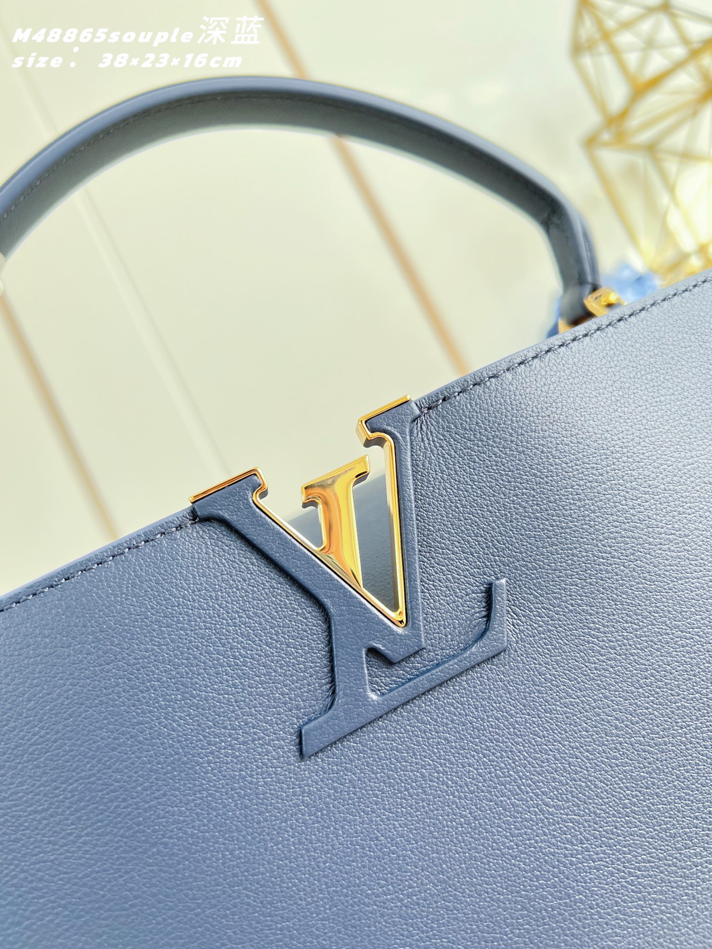 Louis Vuitton Basic Bag Cow Leather M-l-s