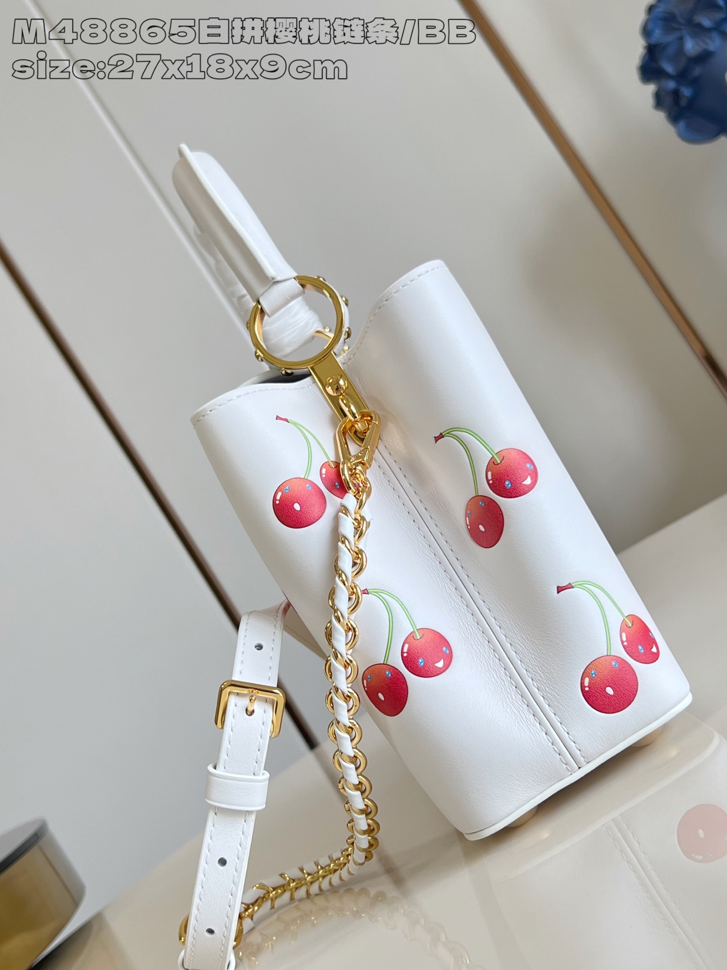 Louis Vuitton Basic Bag Cow Leather M-l-s