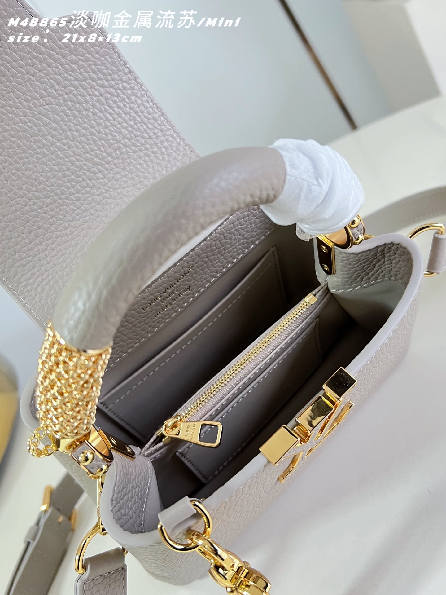 Louis Vuitton Basic Bag Cow Leather M-l-s