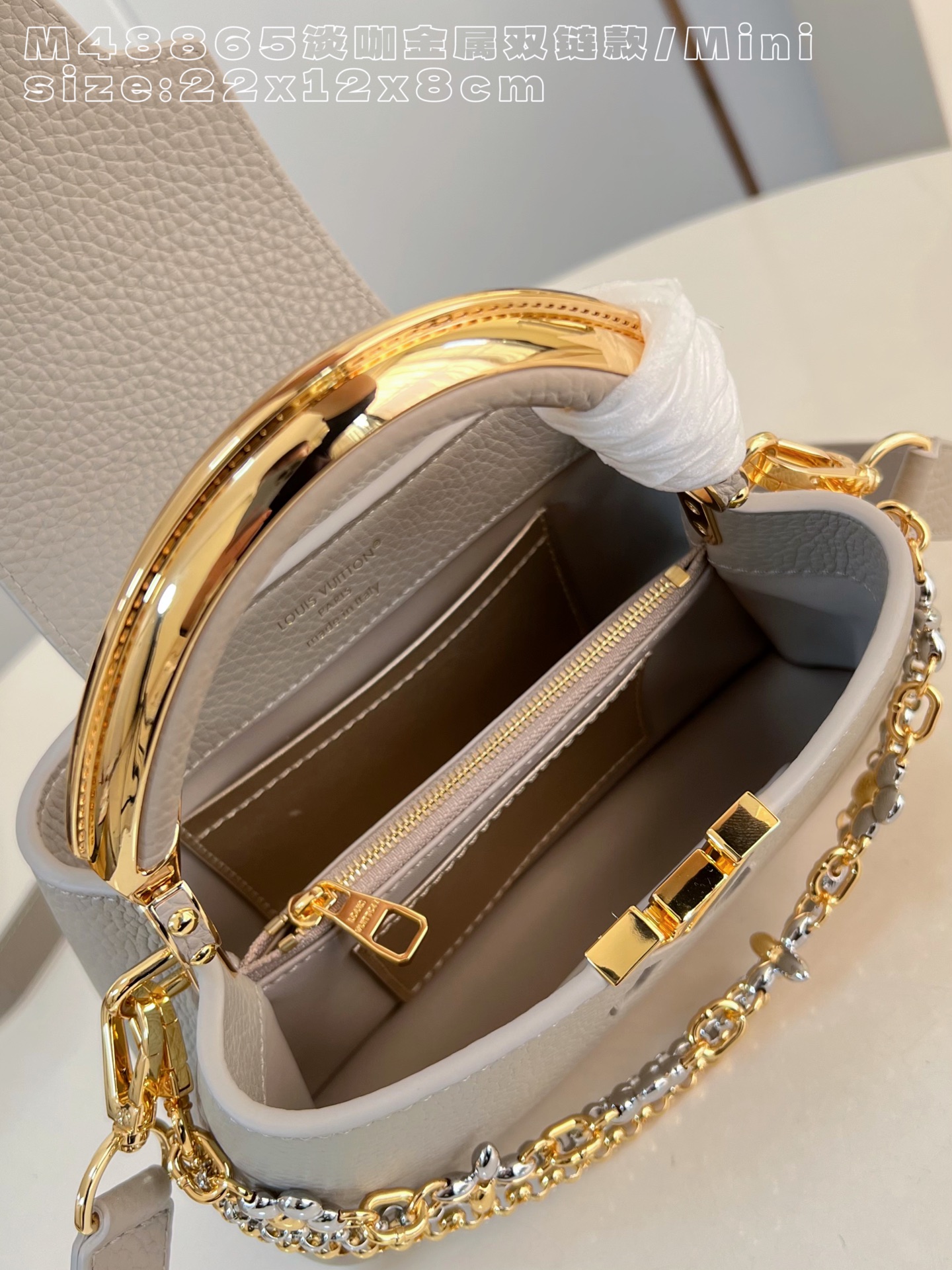 Louis Vuitton Basic Bag Cow Leather M-l-s