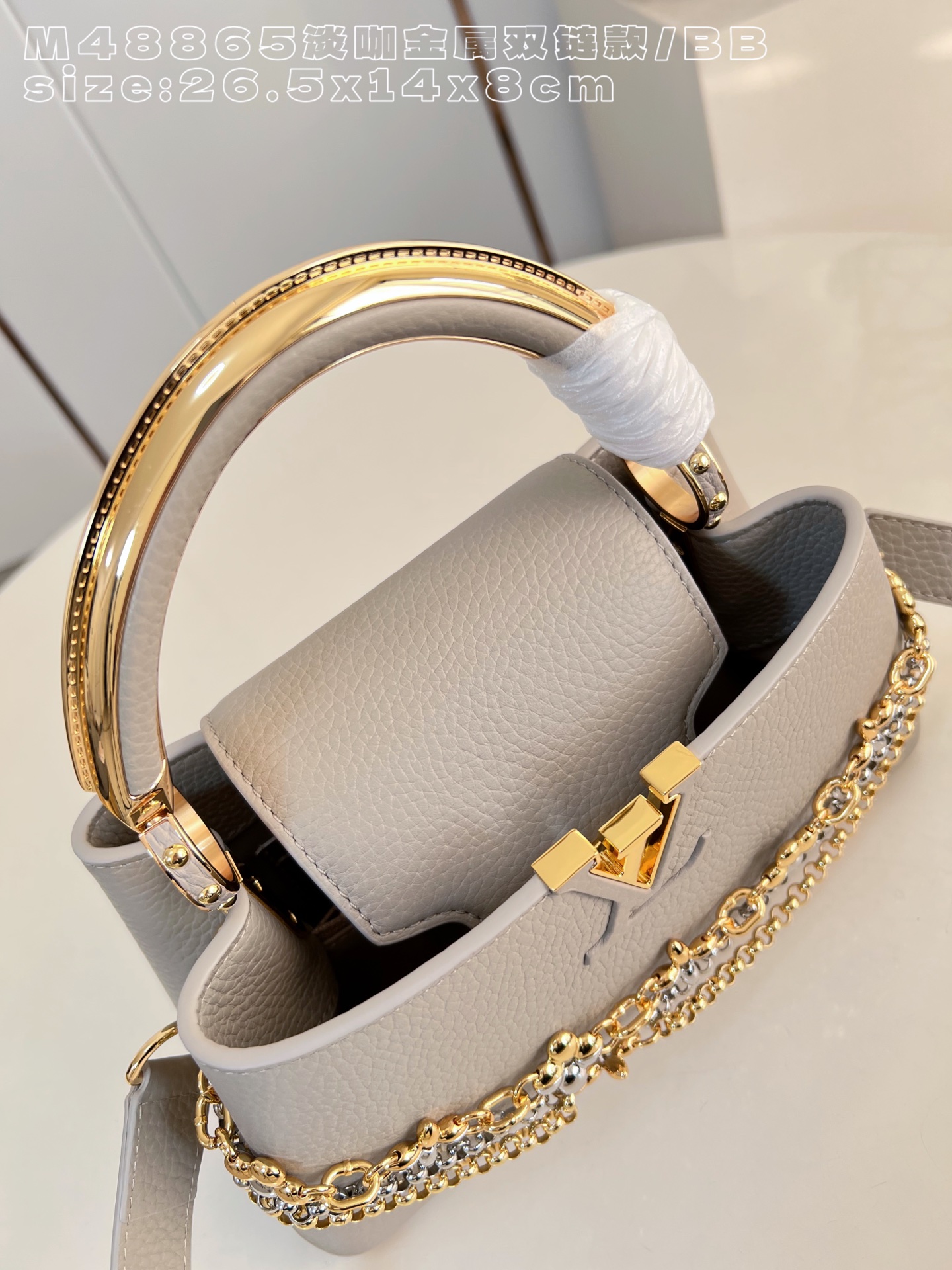 Louis Vuitton Basic Bag Cow Leather M-l-s