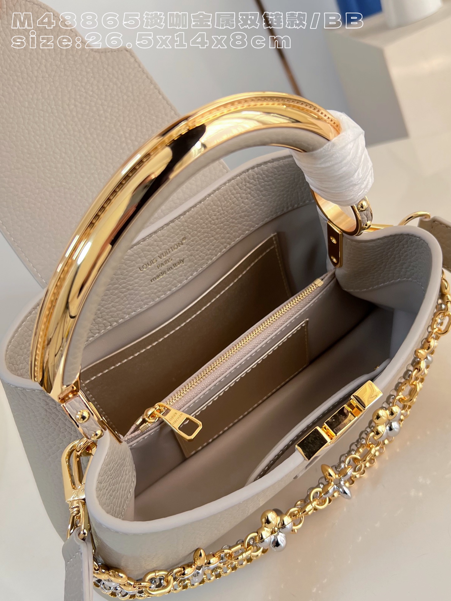 Louis Vuitton Basic Bag Cow Leather M-l-s