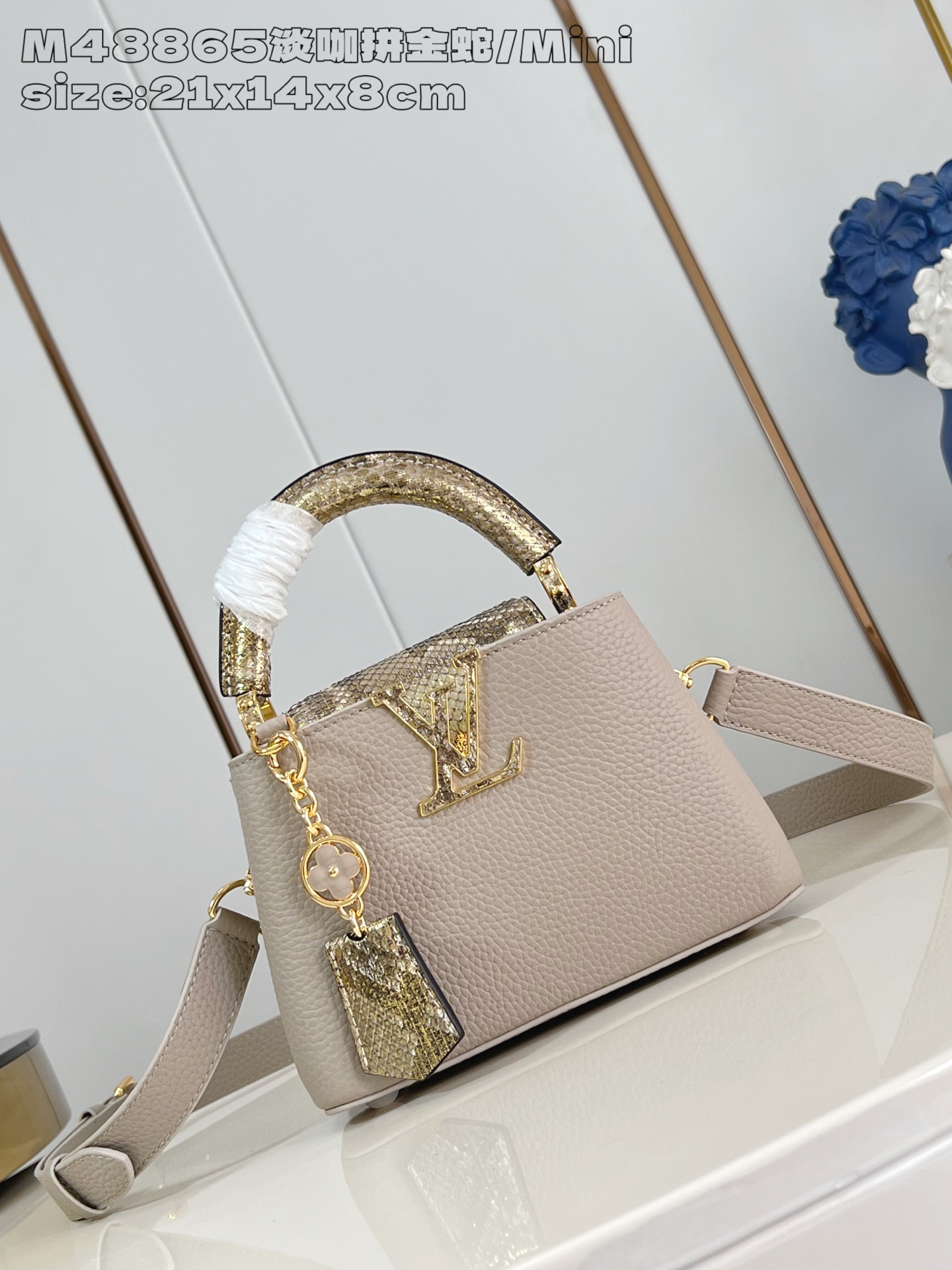 Louis Vuitton Basic Bag Cow Leather M-l-s